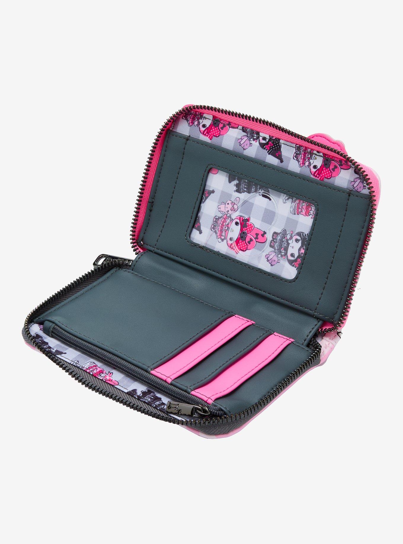 Loungefly My Melody & Kuromi Cake Mini Zipper Wallet, , alternate