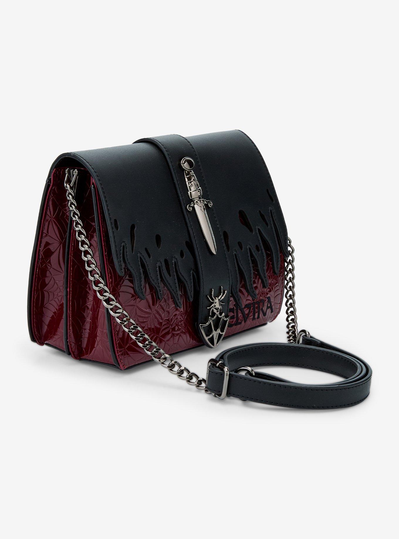Loungefly Elvira Mistress Of The Dark Crossbody Bag, , hi-res