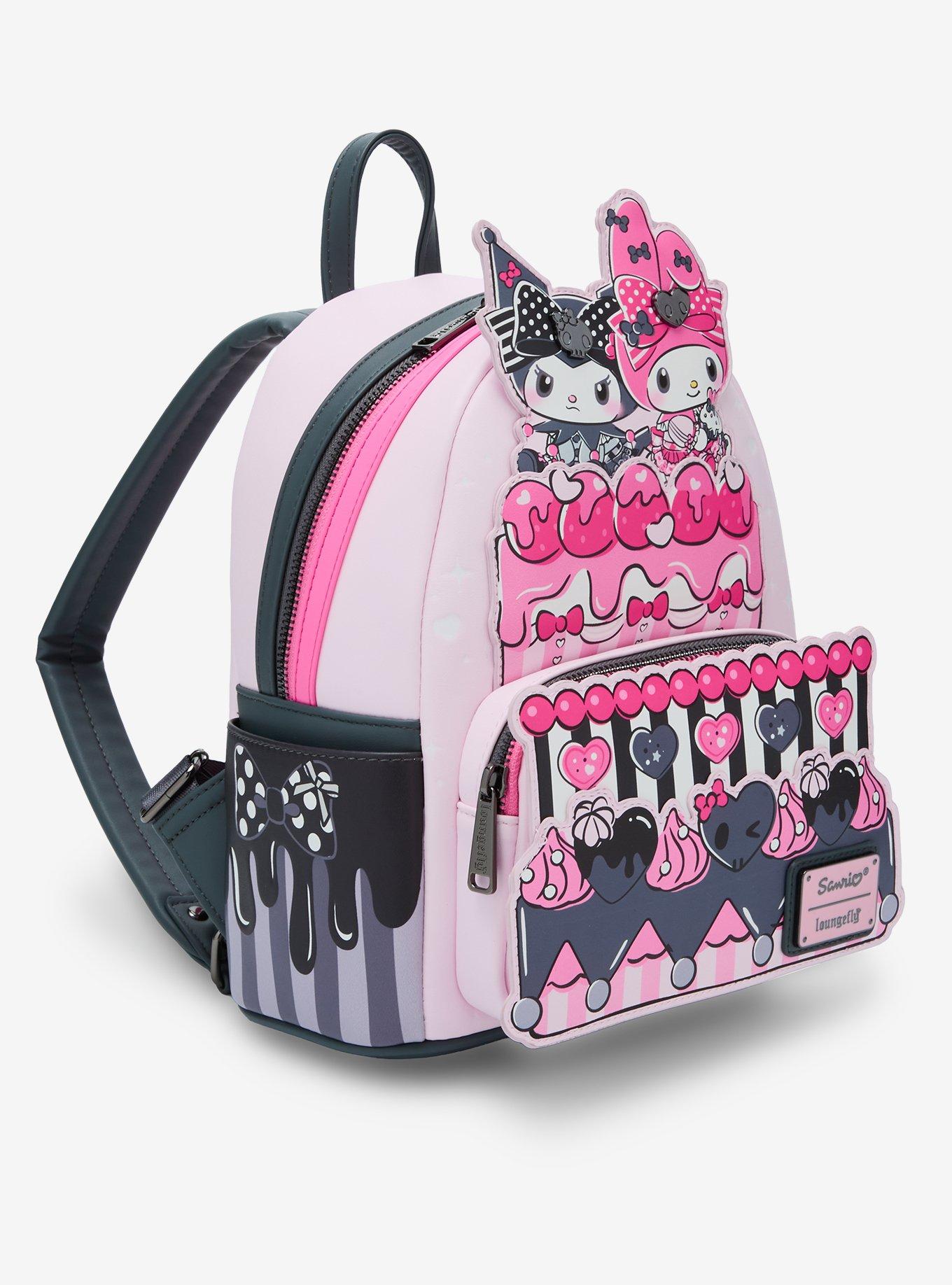 Loungefly My Melody & Kuromi Cake Mini Backpack, , hi-res