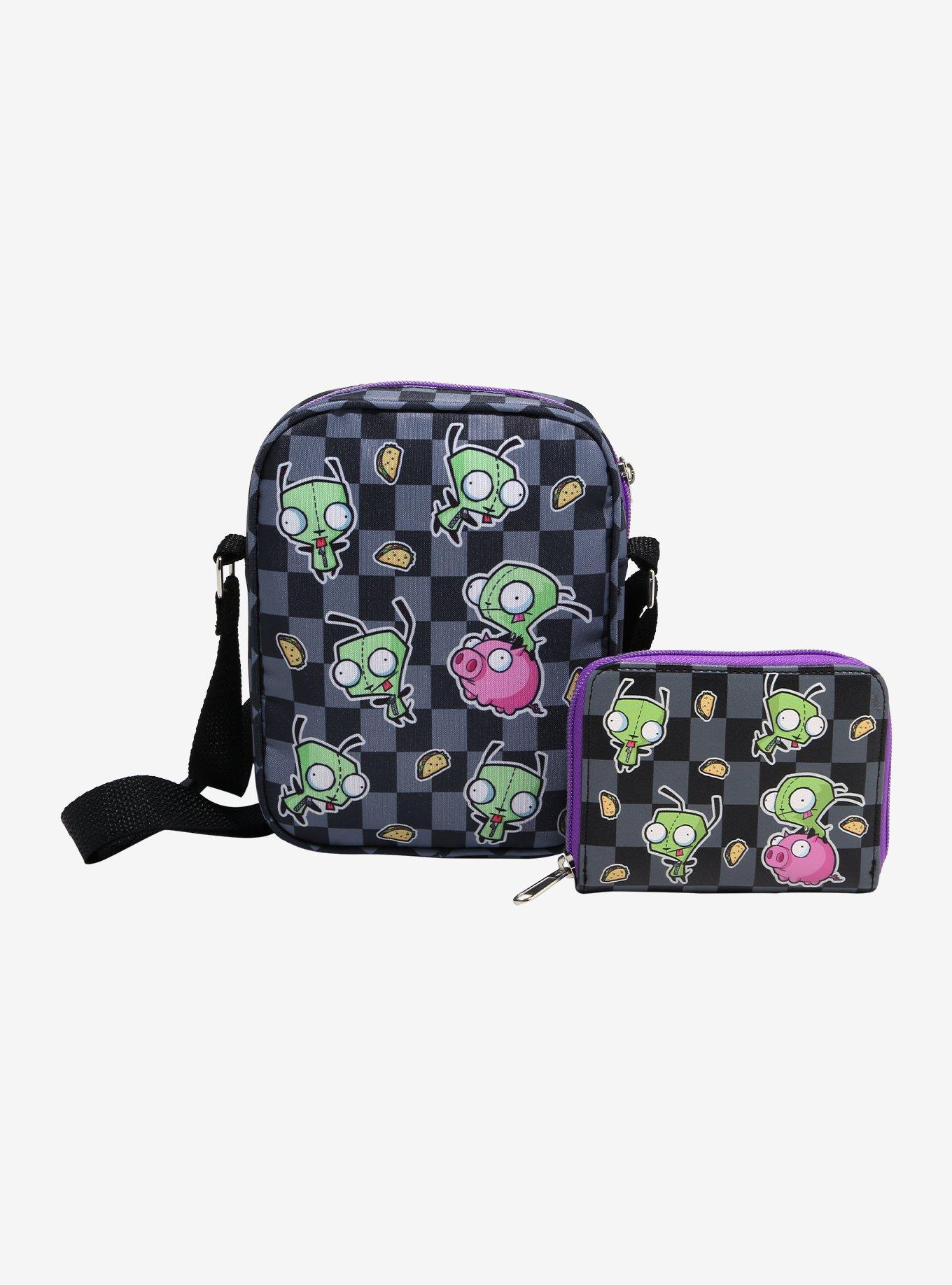 Loungefly Invader Zim GIR Tacos Athletic Crossbody Bag, , alternate