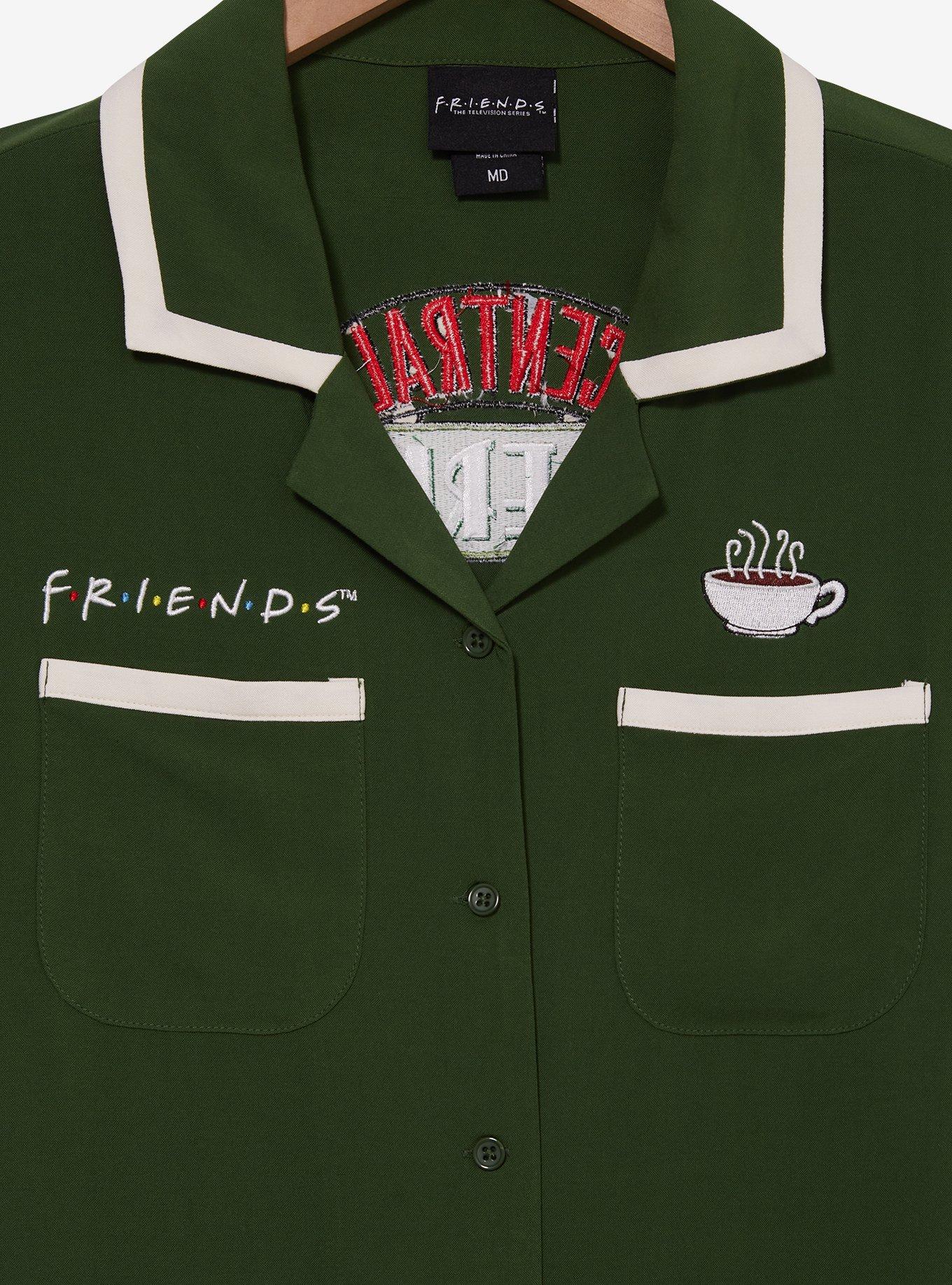 Friends Central Perk Women's Cropped Diner Shirt