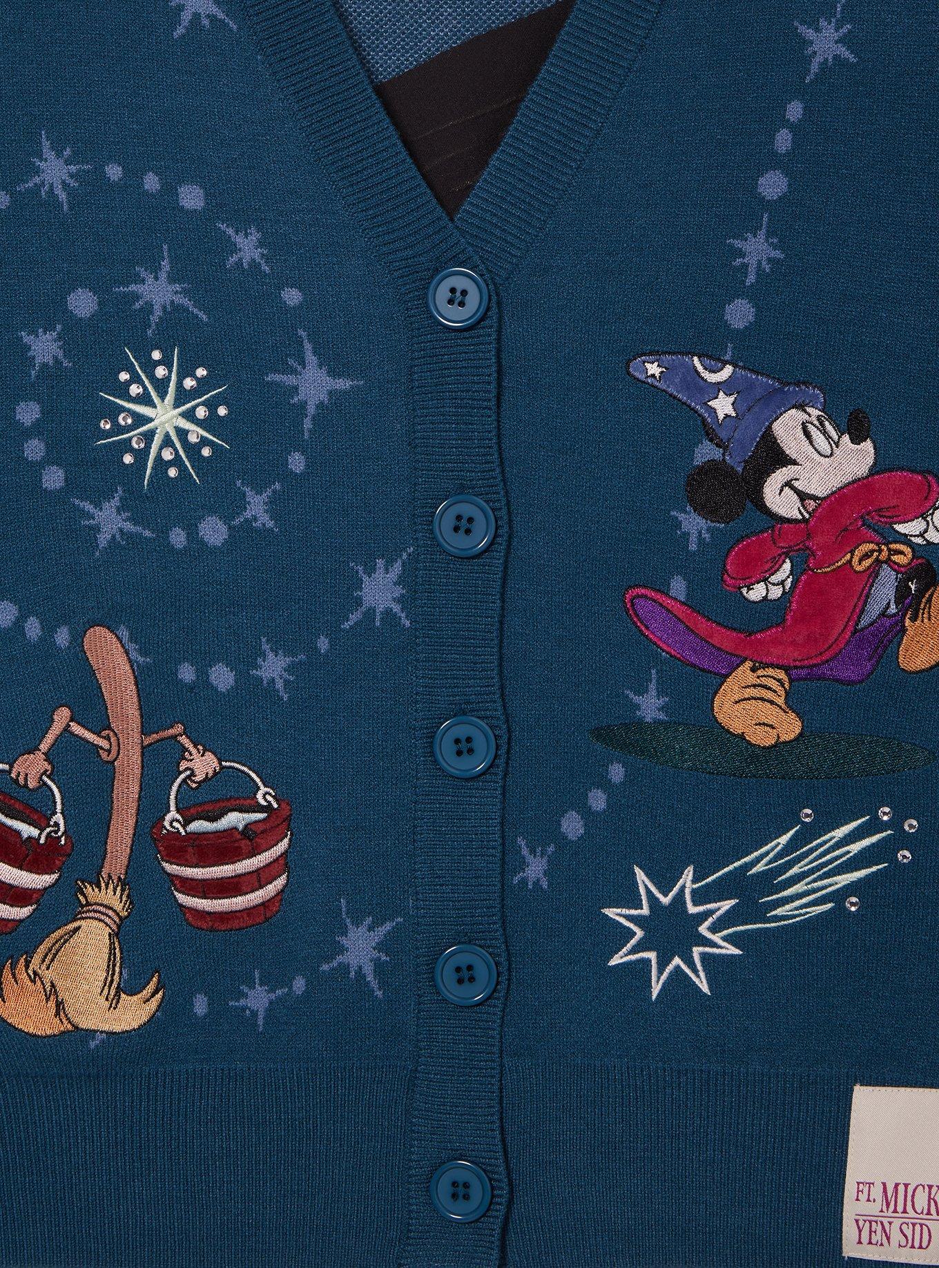 Disney Fantasia Icons Women's Cardigan - BoxLunch Exclusive, BLUE, alternate