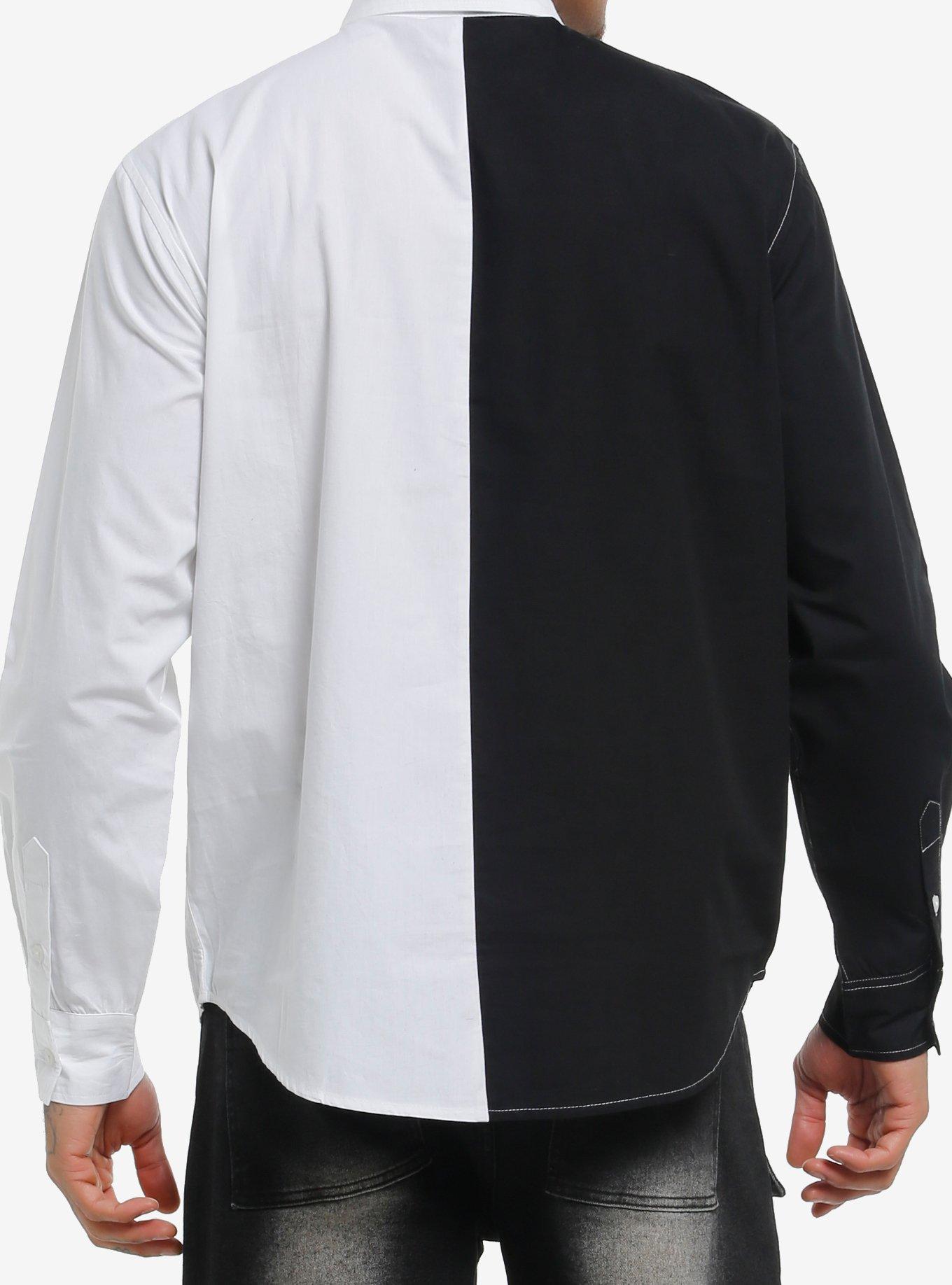 Grim Reaper Teeth Split Woven Button-Up, , alternate
