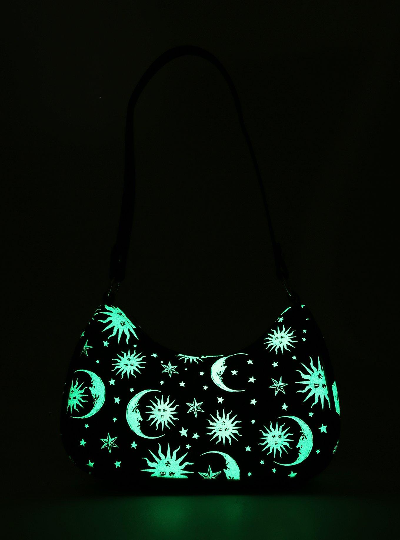 Celesital Symbols Glow-In-The-Dark Shoulder Bag, , hi-res