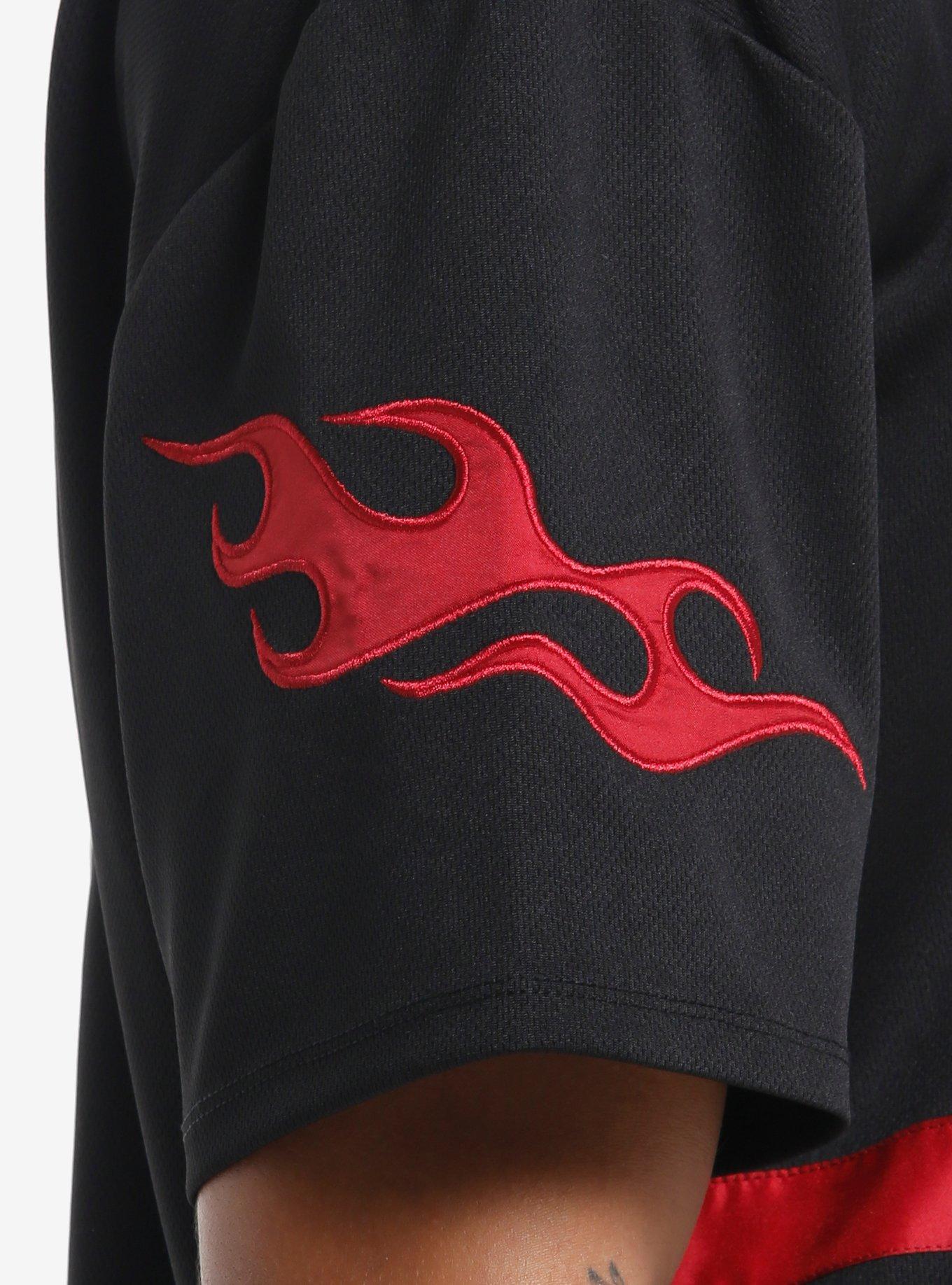 Black & Red Frames Polo Shirt, RED, alternate