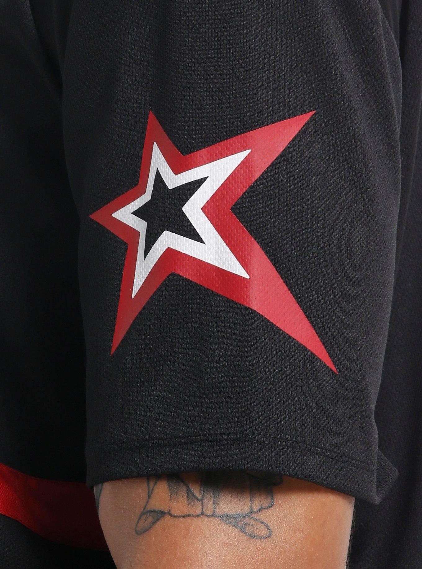Black & Red Frames Polo Shirt, RED, alternate