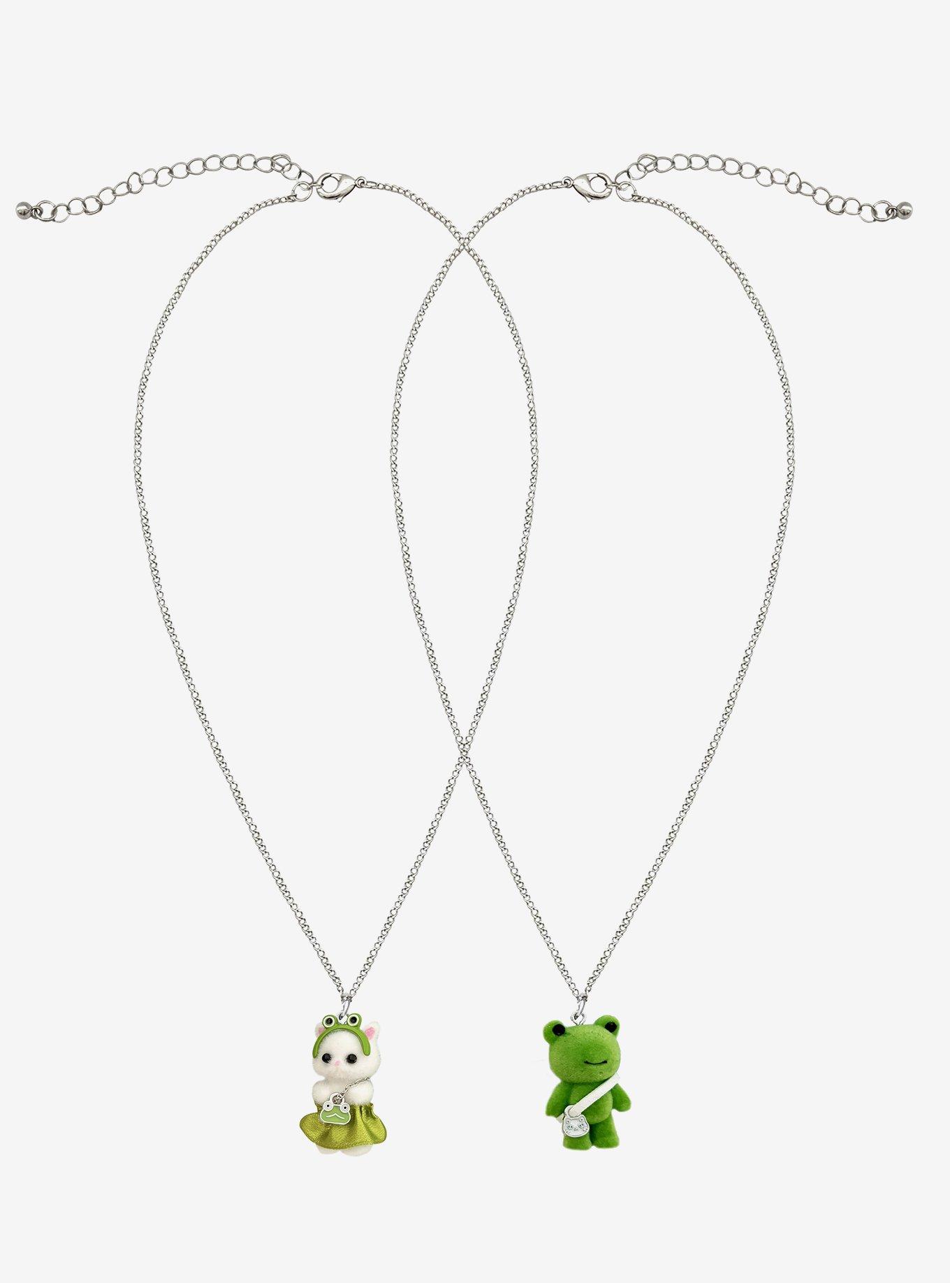 Sweet Society Cat & Frog Cosplay Best Friend Necklace Set, , hi-res