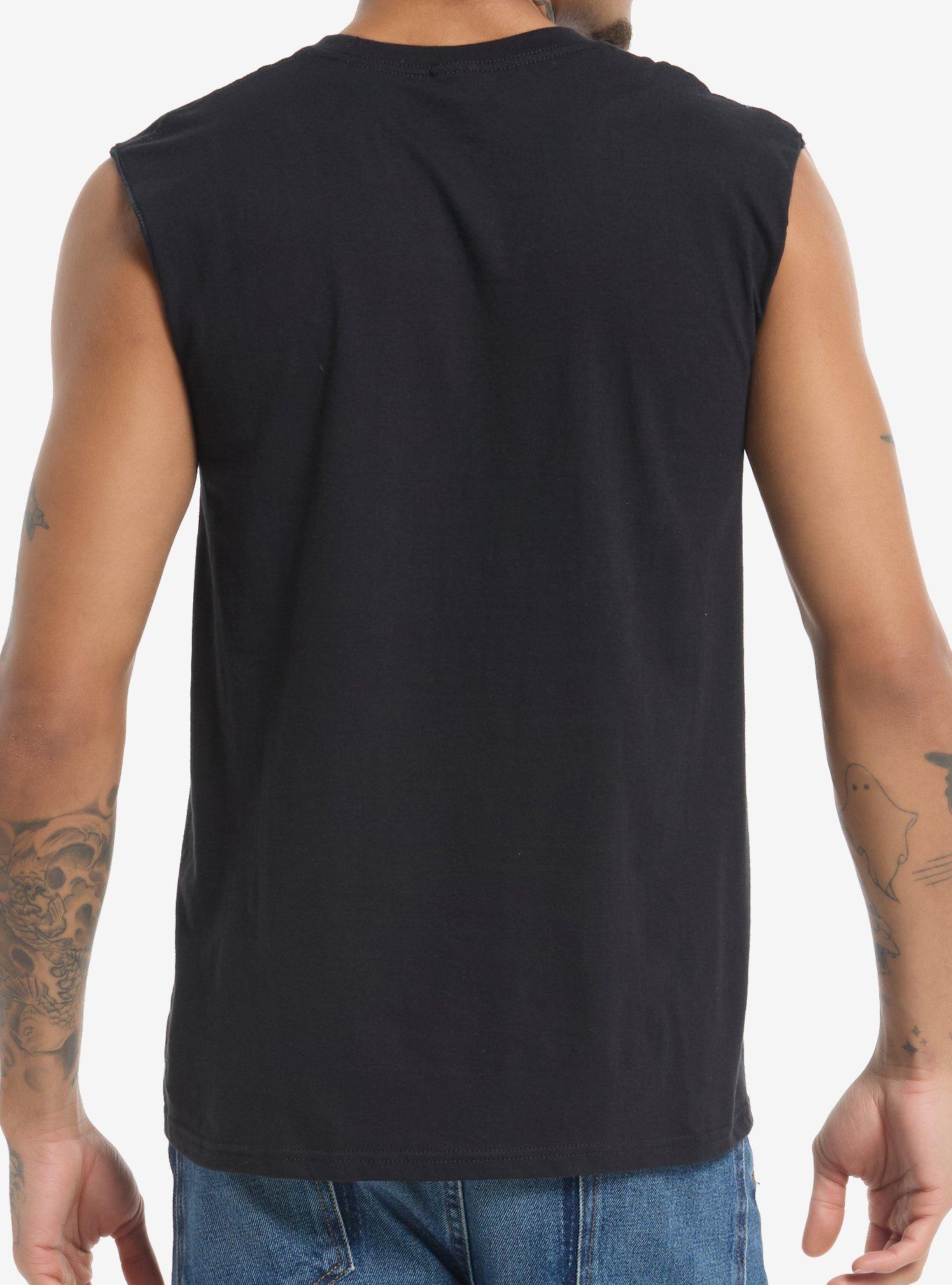One Piece Zoro Swords Muscle Tank Top, BLACK, alternate