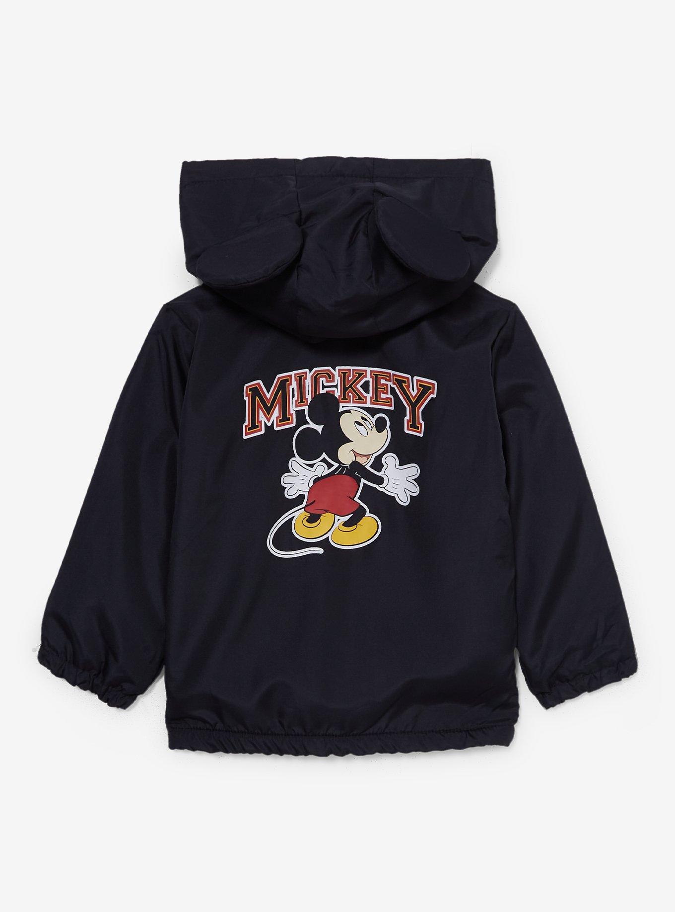 Disney Mickey Mouse 3D Ears Black Toddler Windbreaker, RED, alternate