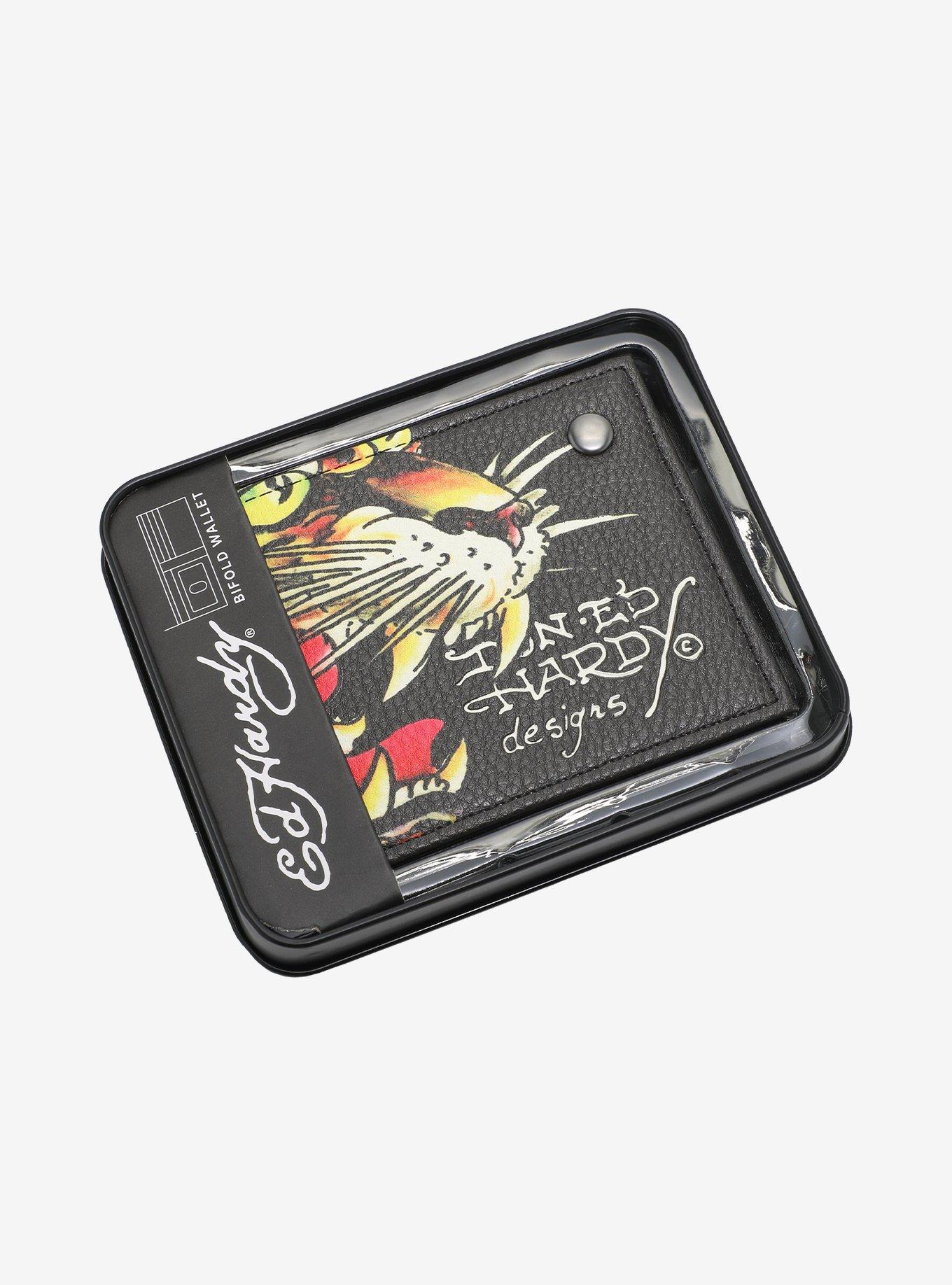 Ed Hardy Tiger Bifold Wallet, , alternate