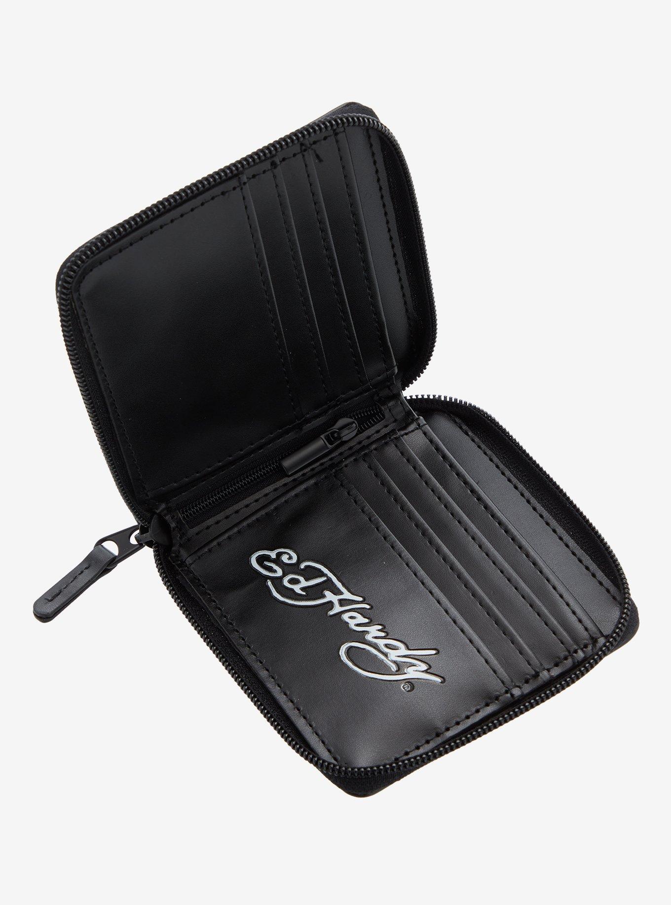 Ed Hardy Tiger Zipper Wallet, , alternate