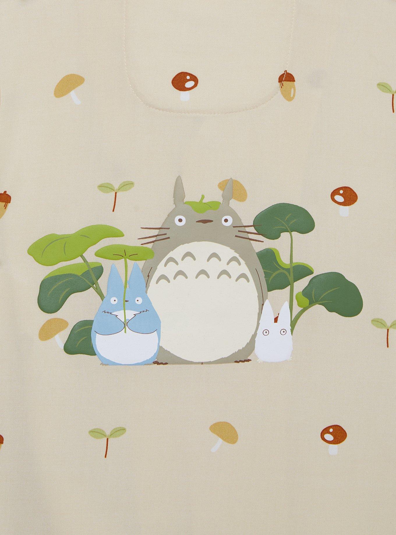 Studio Ghibli® My Neighbor Totoro Acorn Allover Print Toddler Woven Button Up — BoxLunch Exclusive, GREEN, alternate