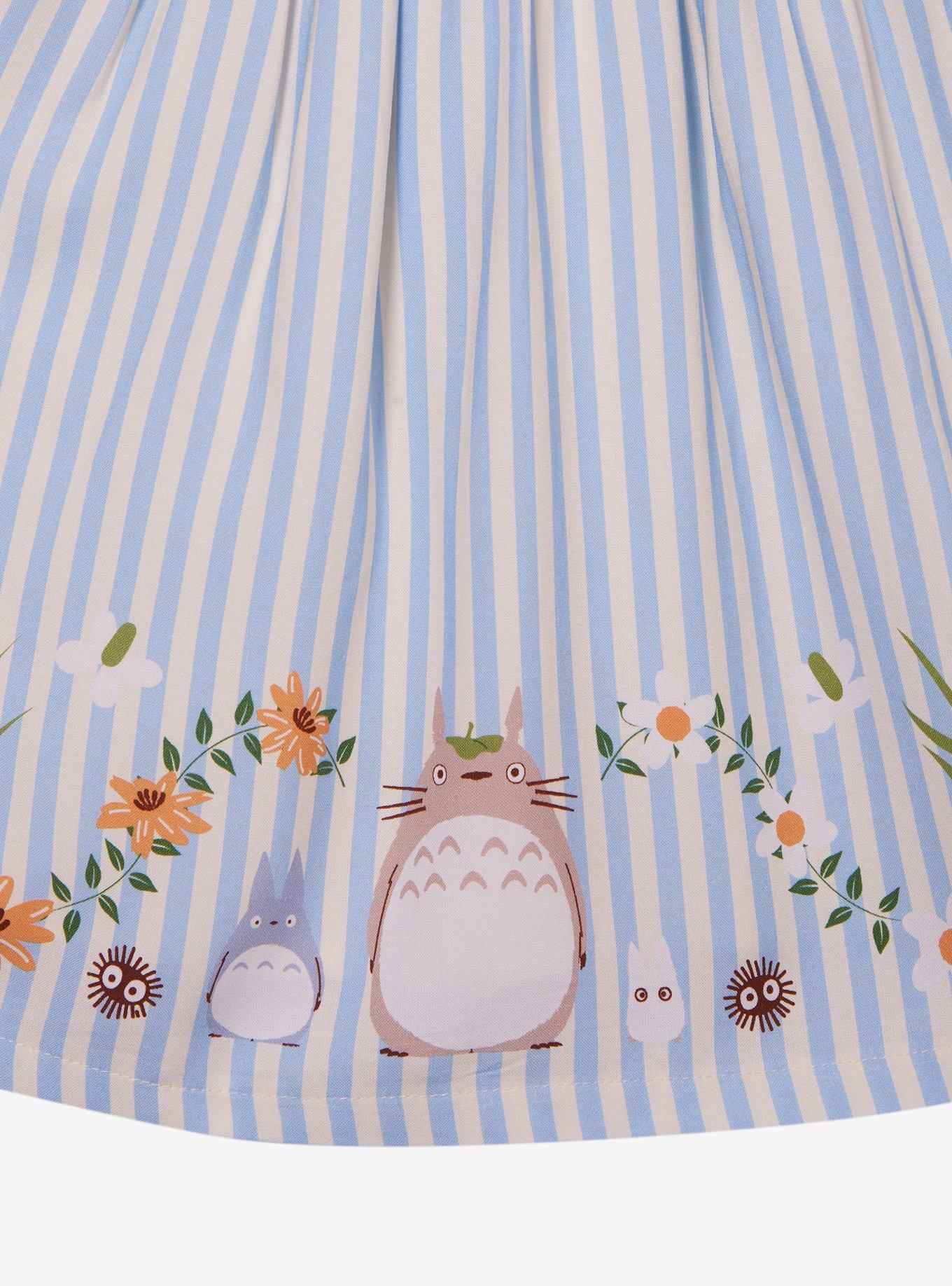 Studio Ghibli&reg; My Neighbor Totoro Summer Embroidered Toddler Dress &mdash; BoxLunch Exclusive, BLUE, alternate