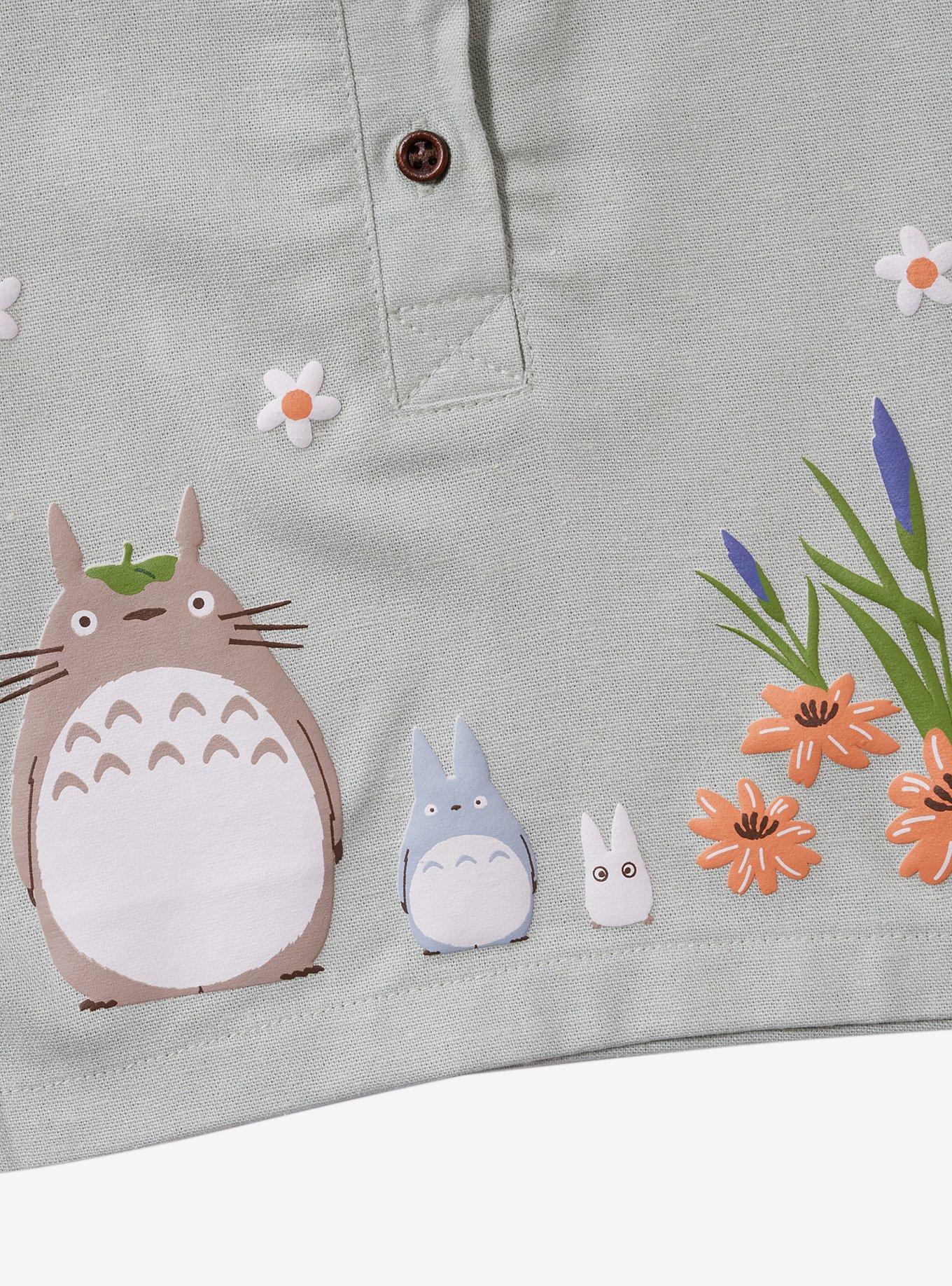 Studio Ghibli&reg; My Neighbor Totoro Infant Linen Shirt and Shorts Set &mdash; BoxLunch Exclusive, BROWN, alternate