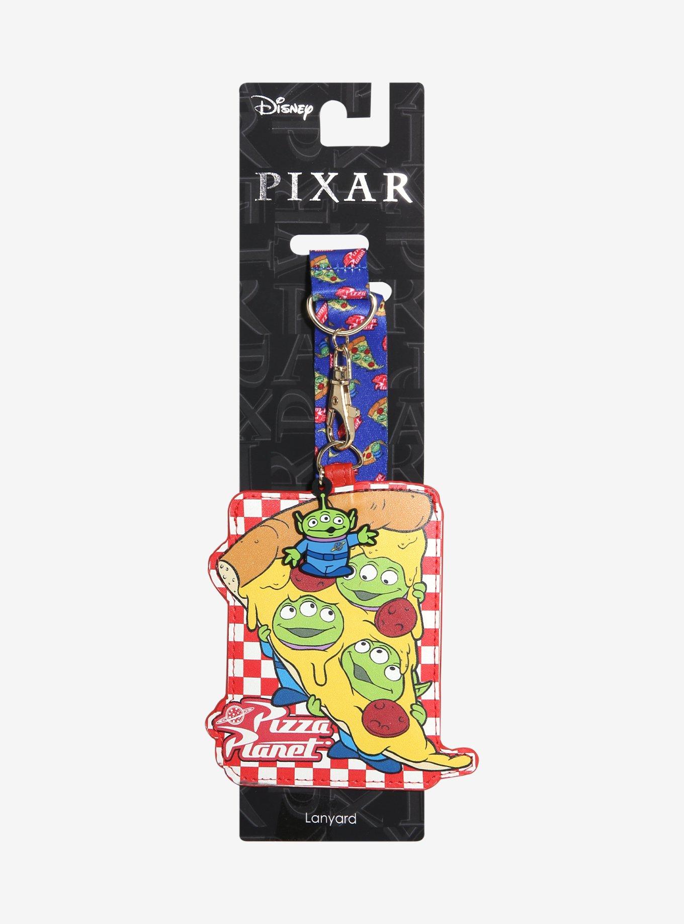 Disney Pixar Toy Story Alien Pizza Planet Lanyard — BoxLunch Exclusive, , hi-res