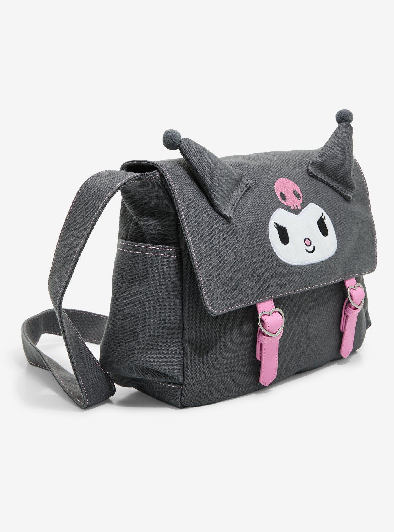 Her Universe Kuromi Heart Buckle Messenger Bag