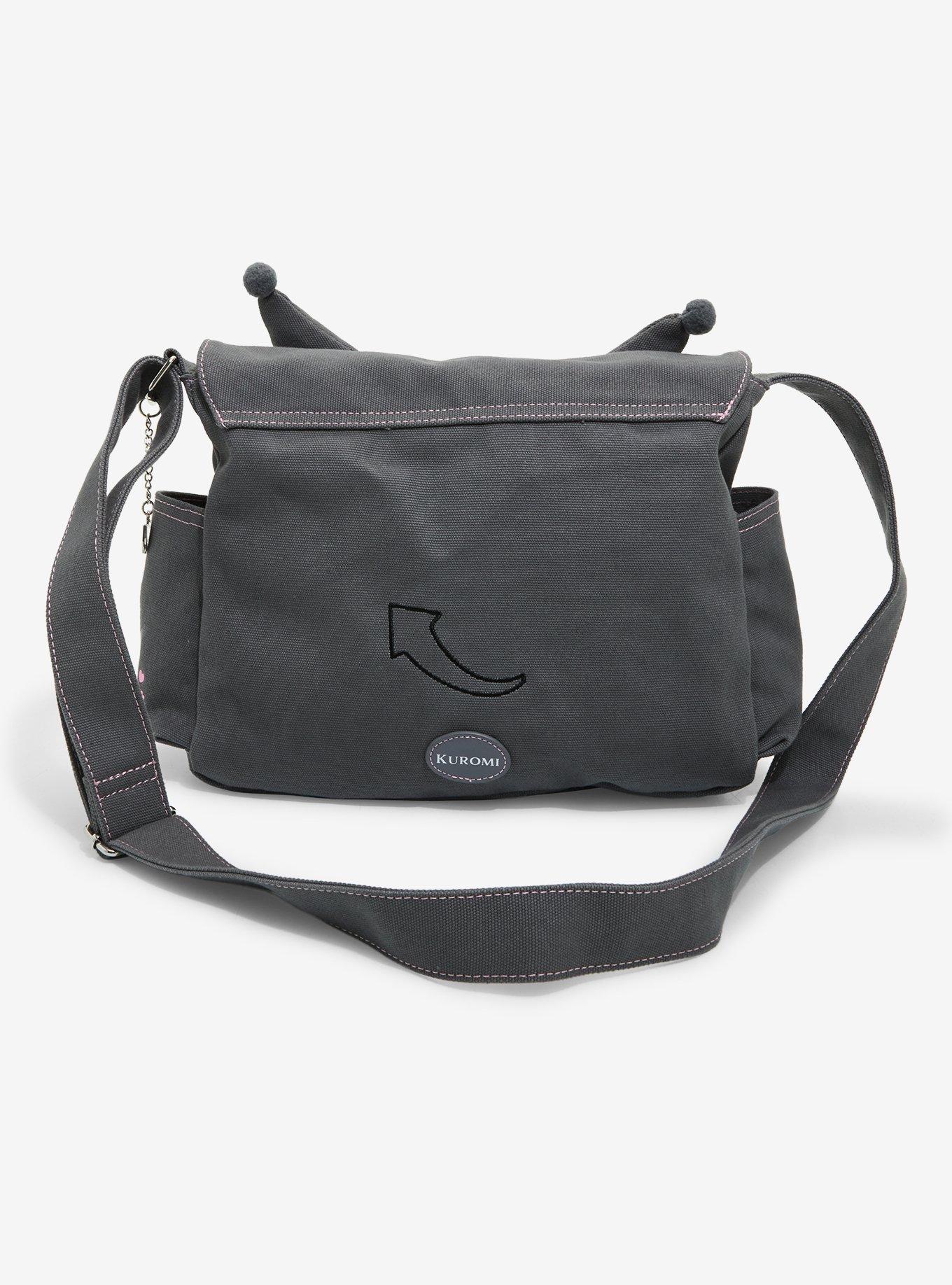 Her Universe Kuromi Heart Buckle Messenger Bag