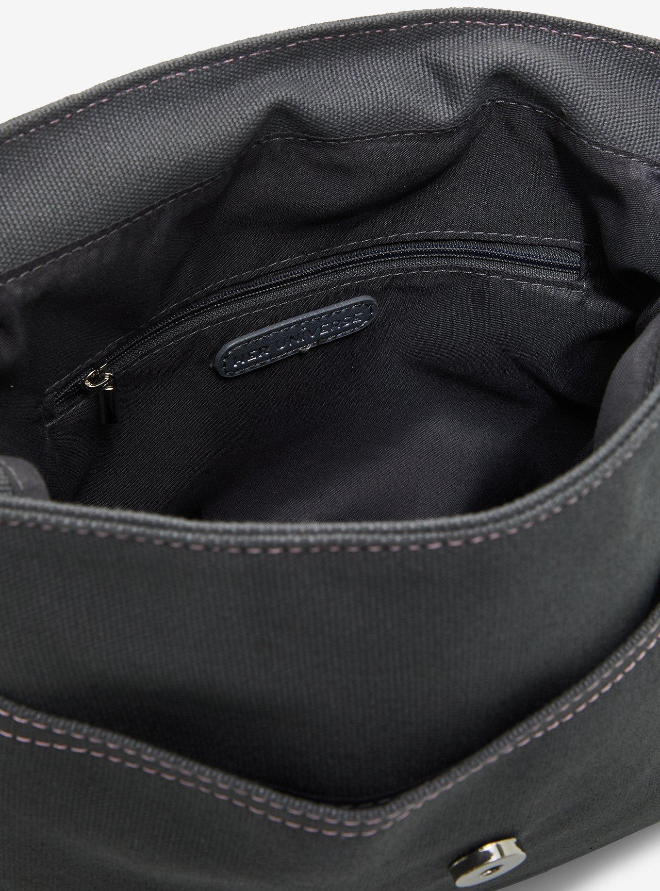 Her Universe Kuromi Heart Buckle Messenger Bag