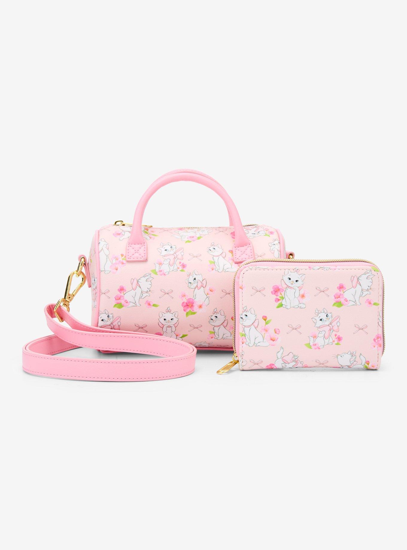 Loungefly Disney The Aristocats Marie Floral Crossbody Bag, , alternate