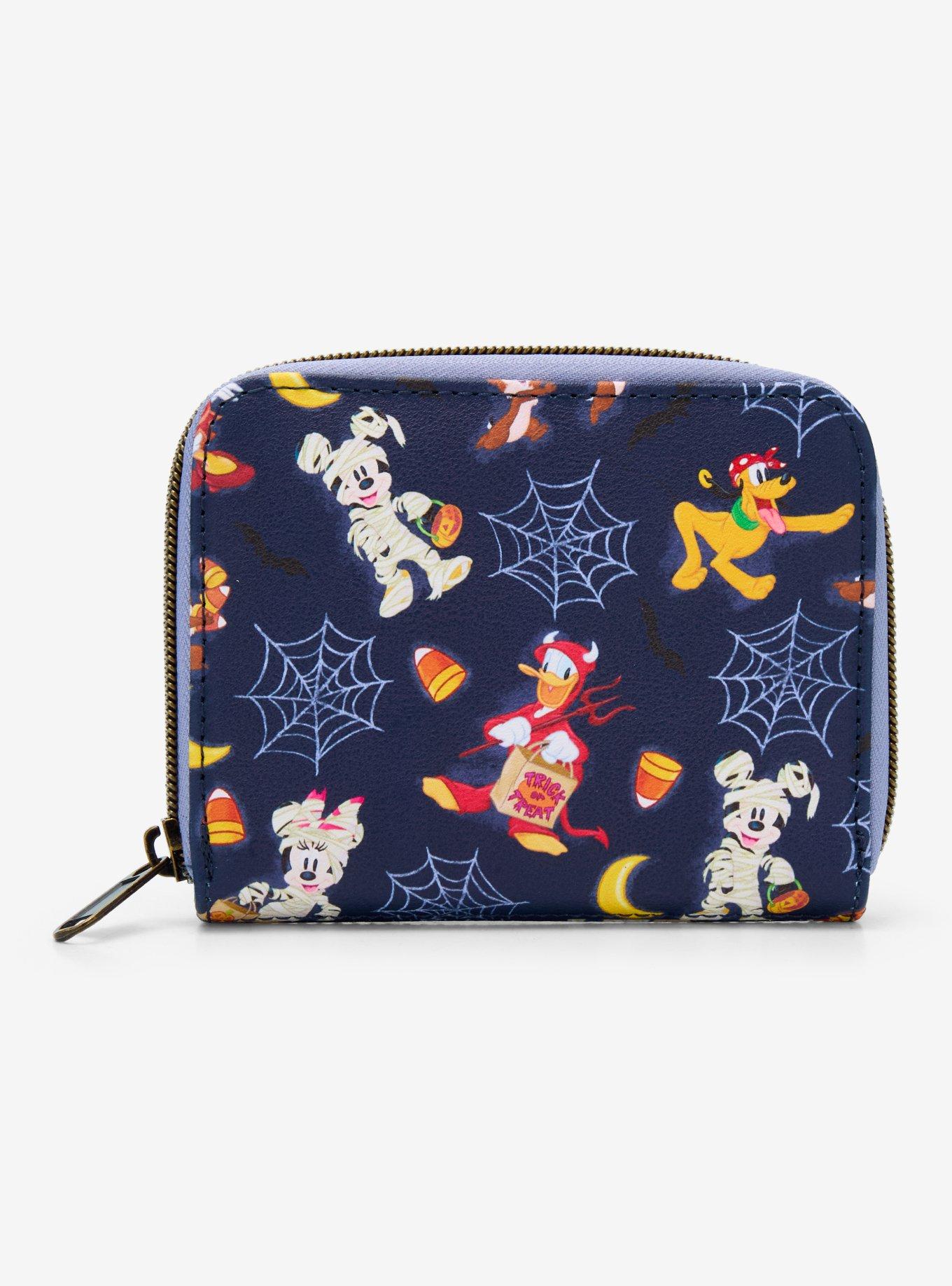 Loungefly Disney Mickey Mouse & Friends Halloween Mini Zipper Wallet, , alternate