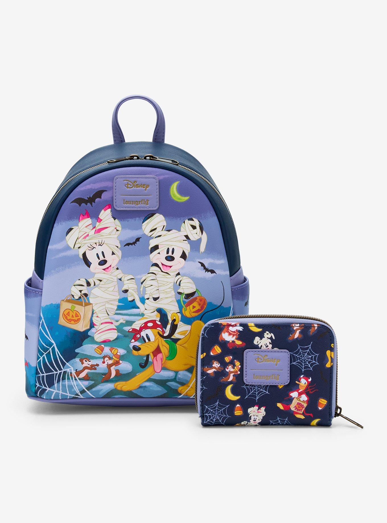 Loungefly Disney Mickey Mouse & Friends Halloween Mini Zipper Wallet, , alternate