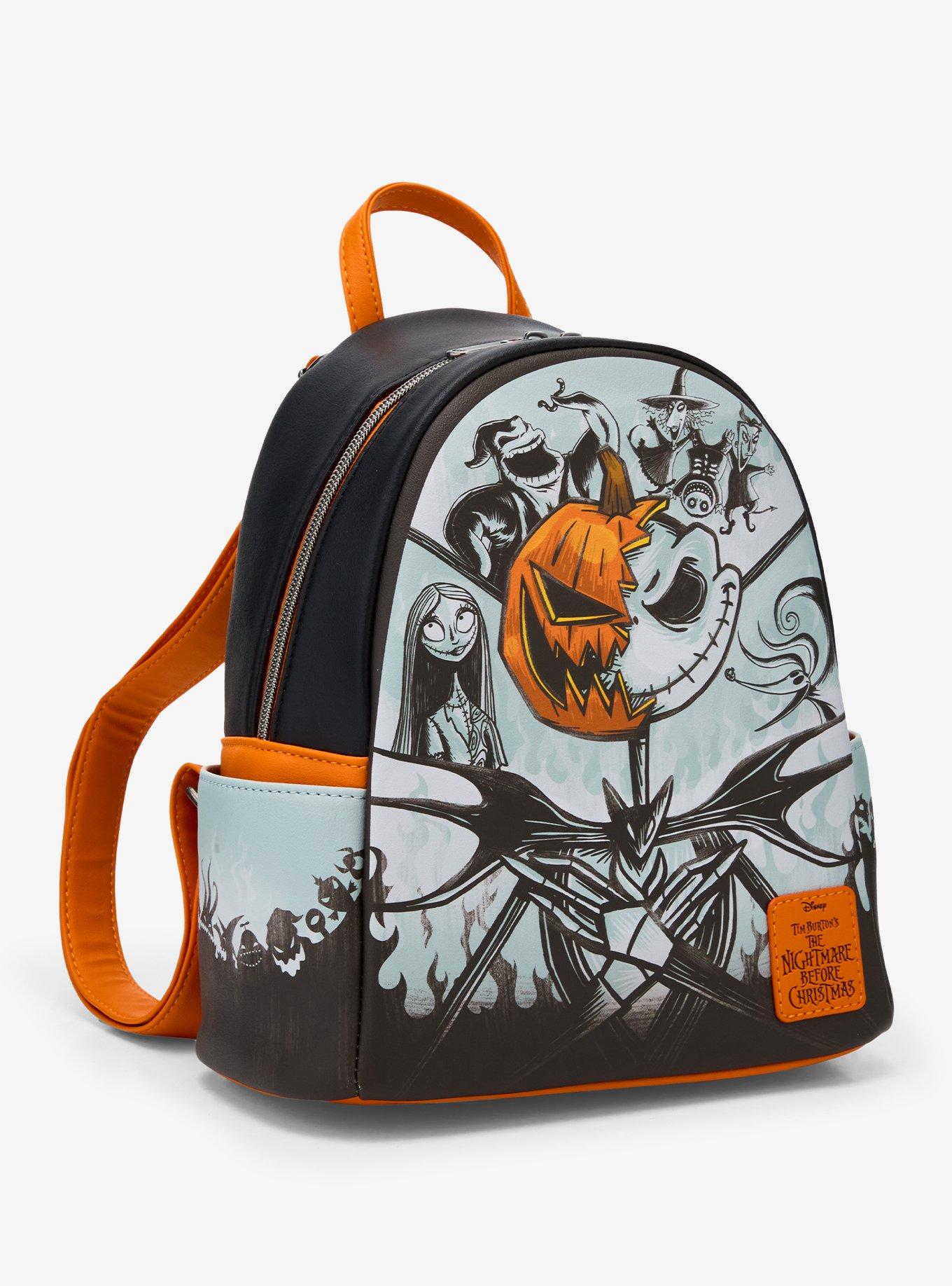 Loungefly The Nightmare Before Christmas Pumpkin King Friends Mini Backpack, , hi-res
