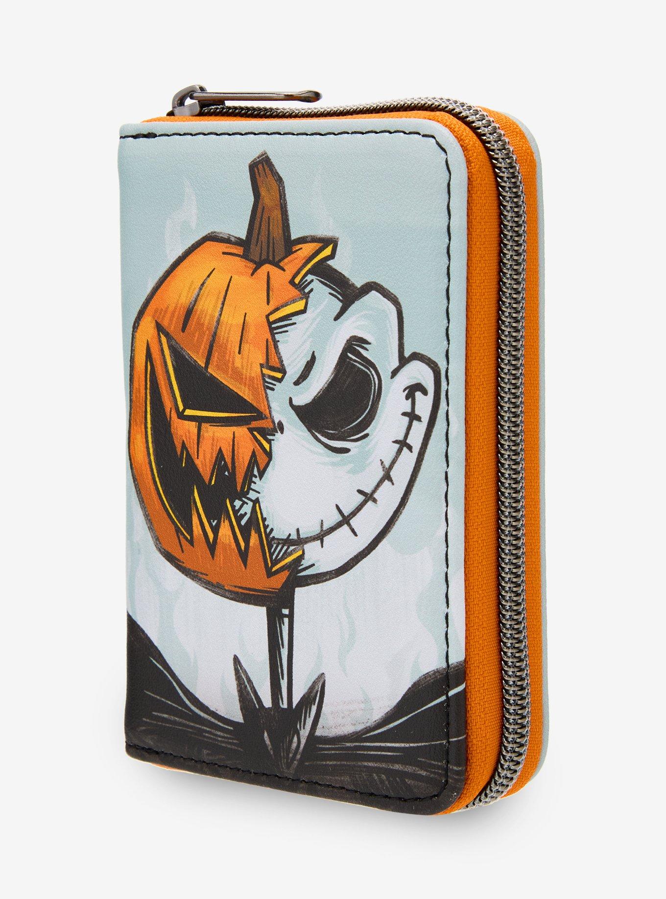 Loungefly The Nightmare Before Christmas Pumpkin King Friends Mini Zipper Wallet, , hi-res