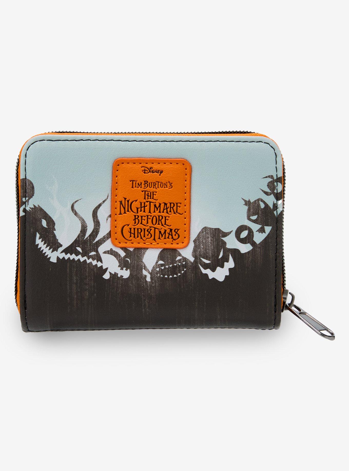 Loungefly The Nightmare Before Christmas Pumpkin King Friends Mini Zipper Wallet, , alternate