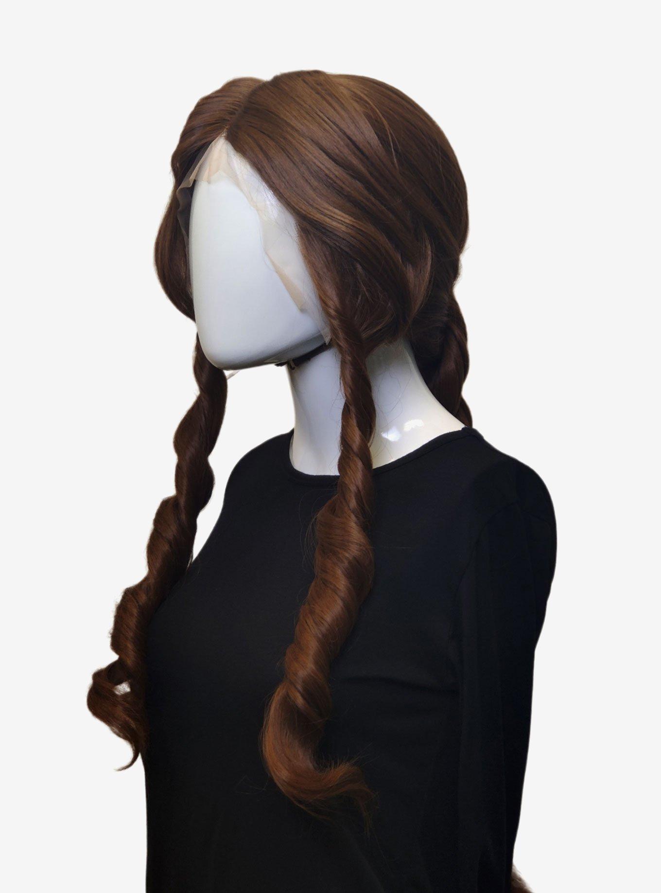 Signature Brown Lace Front Low Ponytail Wig, , hi-res