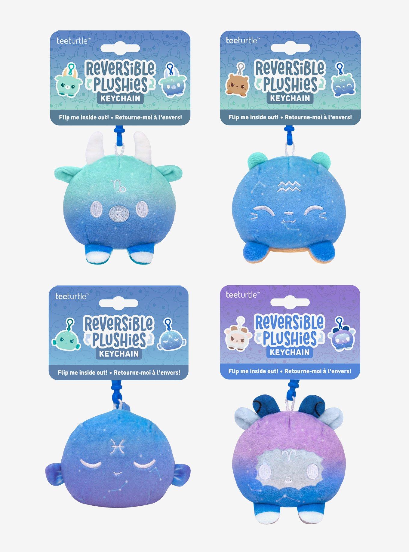 TeeTurtle Zodiac Blind Assorted Reversible Plush Keychain, , alternate