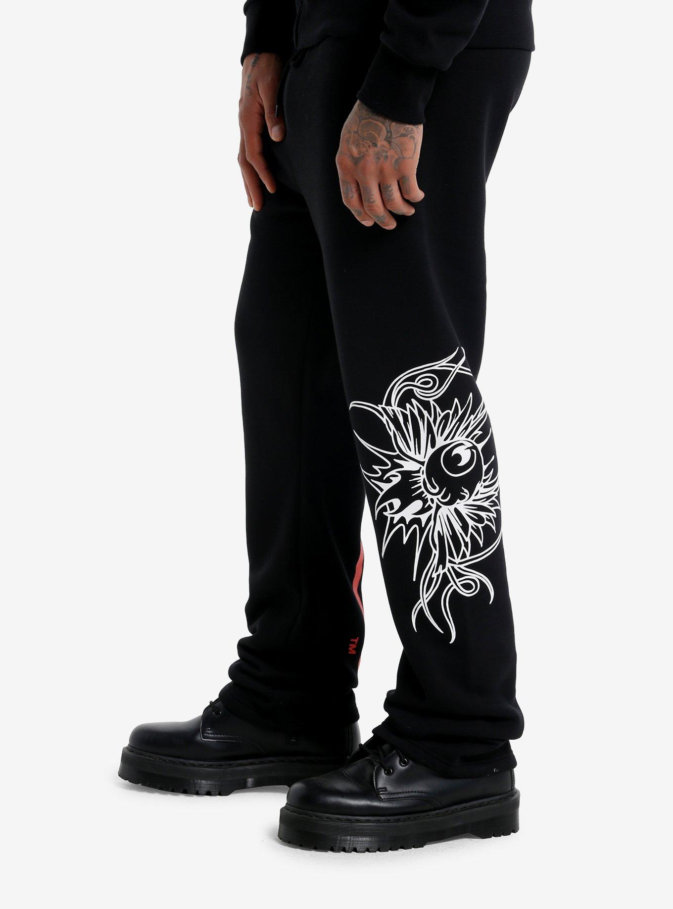Von Dutch Logo Sweatpants, RED, alternate
