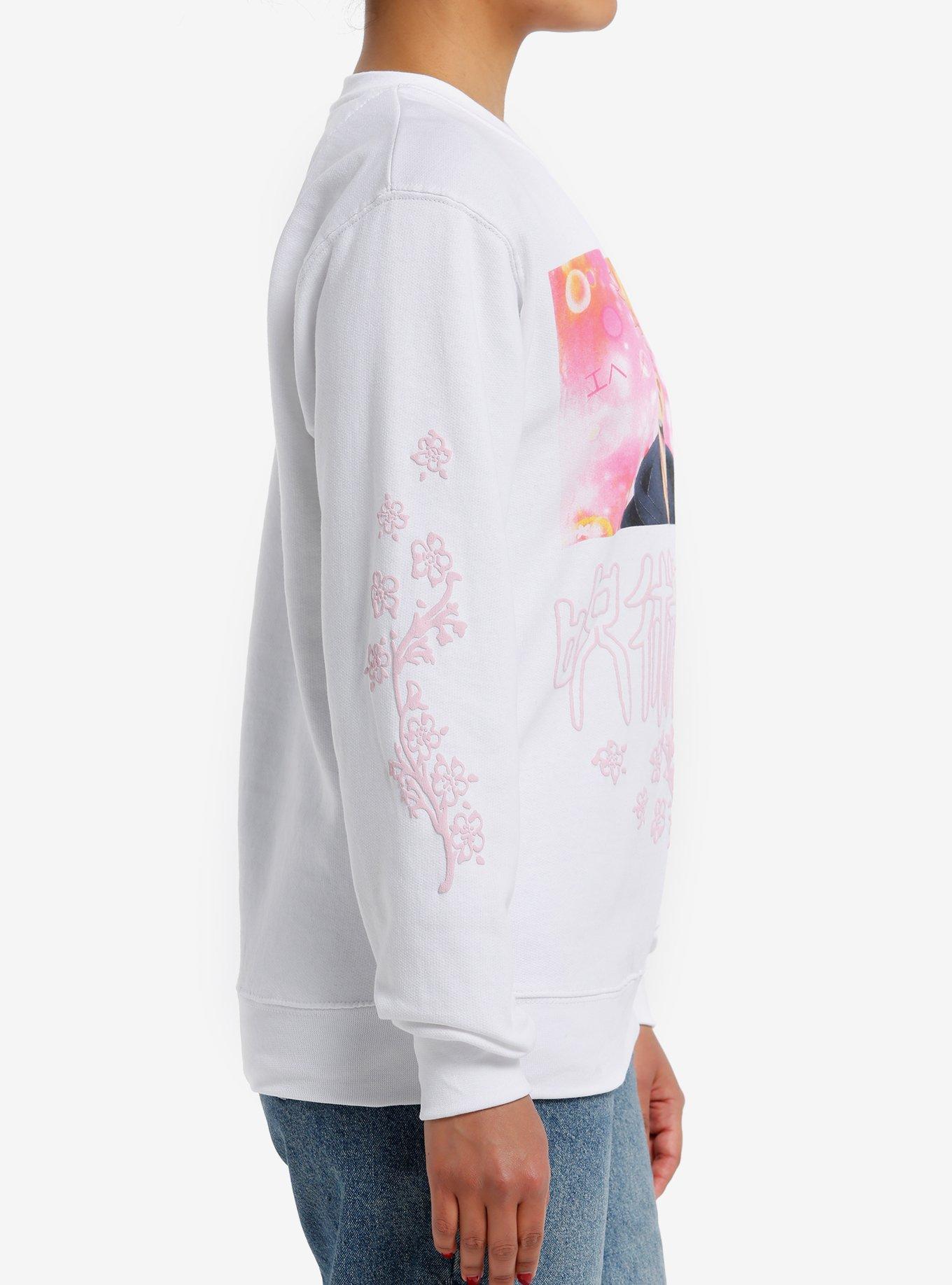 Jujutsu Kaisen Yuji Smile Girls Sweatshirt, PINK, alternate
