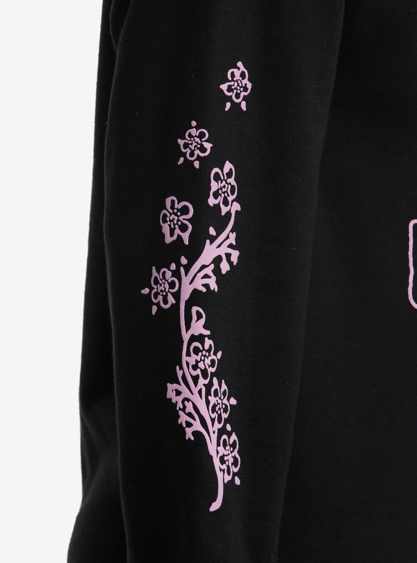 Jujutsu Kaisen Gojo Skipping Flower Girls Sweatshirt, PINK, alternate