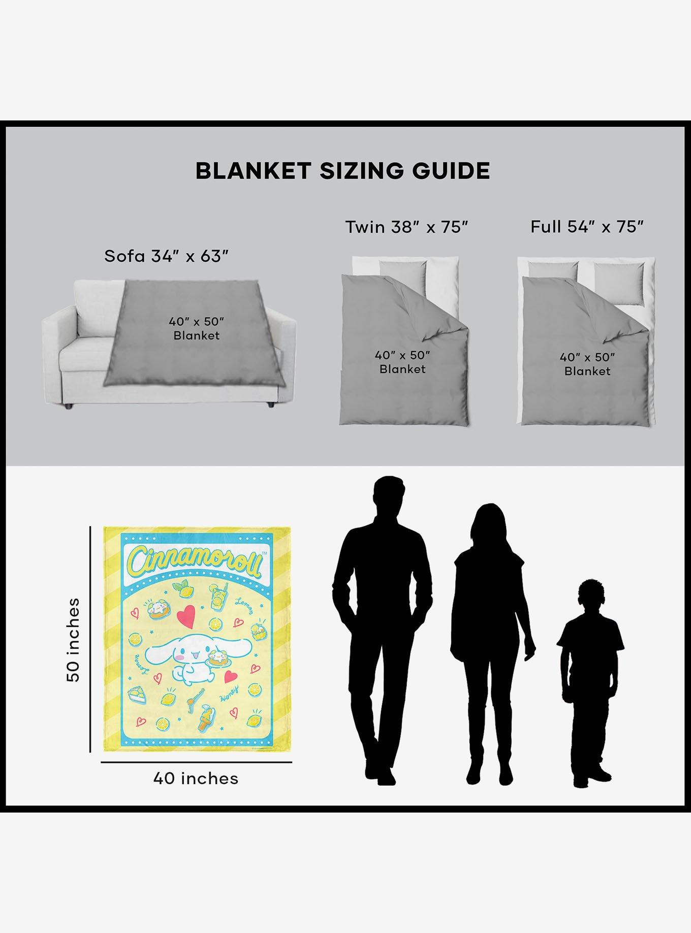 Cinnamoroll Cinna Summer Silk Touch Throw Blanket, , alternate