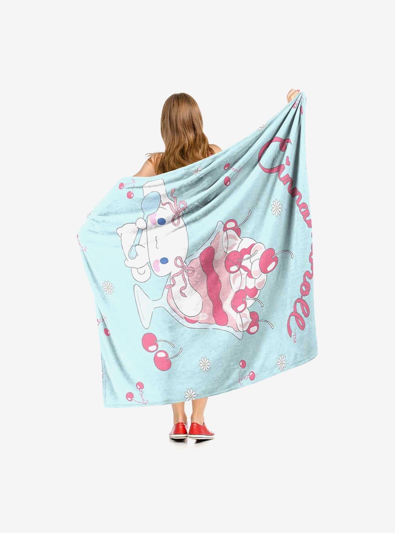 Cinnamoroll Cherry On Top Silk Touch Throw Blanket, , hi-res