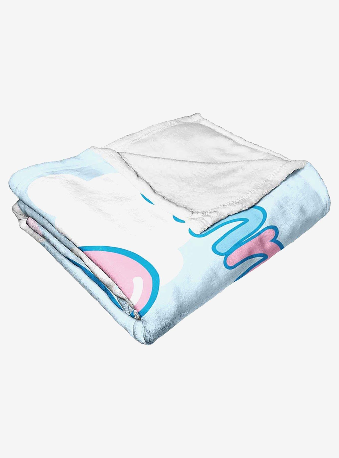 Cinnamoroll Rainbow Clouds Silk Touch Throw Blanket, , alternate