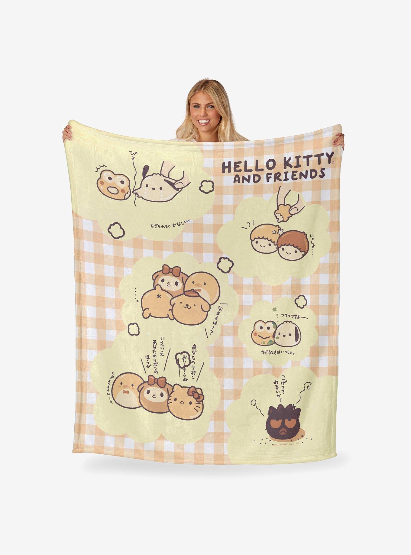 Sanrio Hello Kitty & Friends The Bakery Silk Touch Throw Blanket, , hi-res