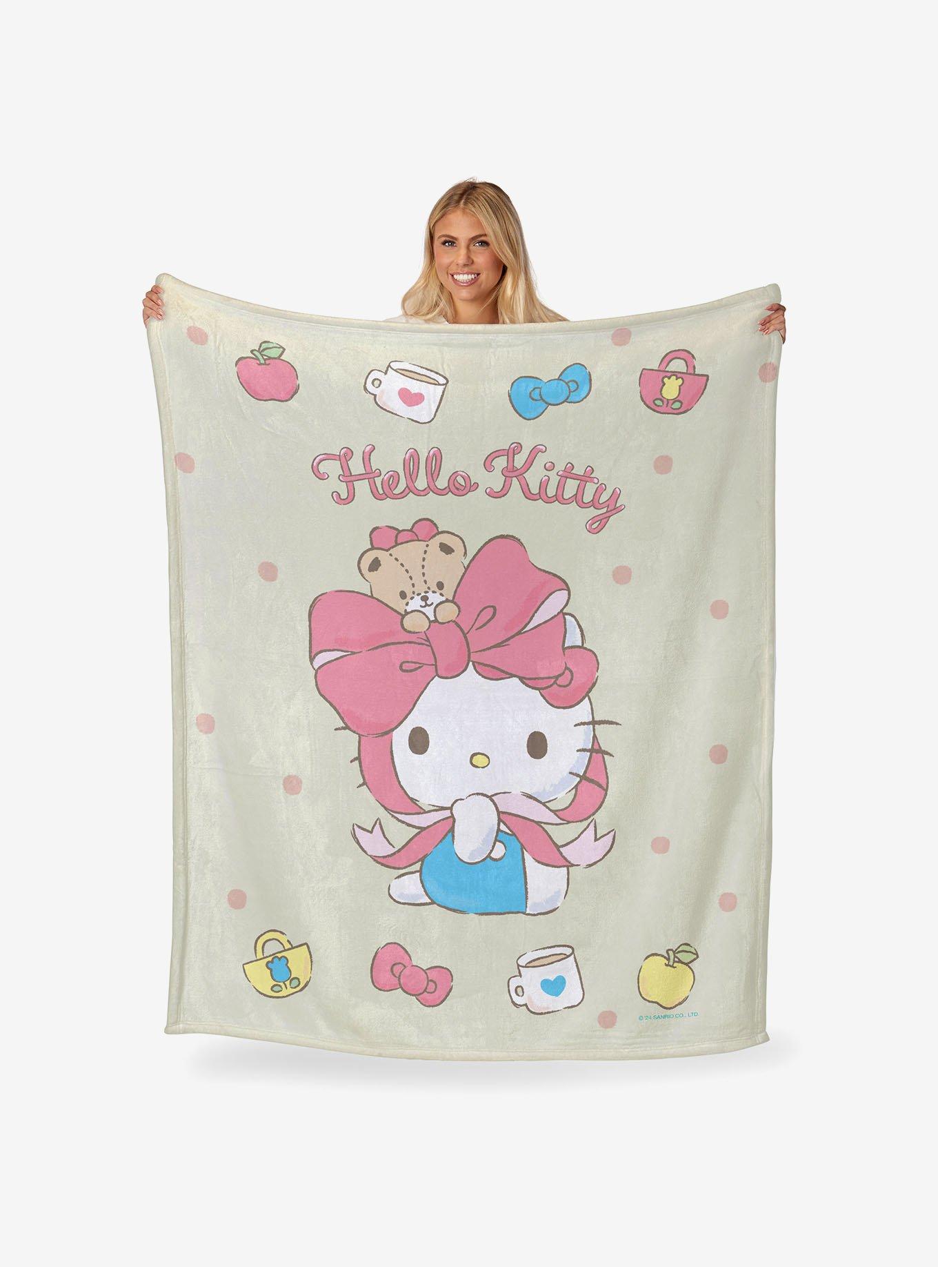 Hello Kitty Charms N Rainbows Silk Touch Throw Blanket, , hi-res