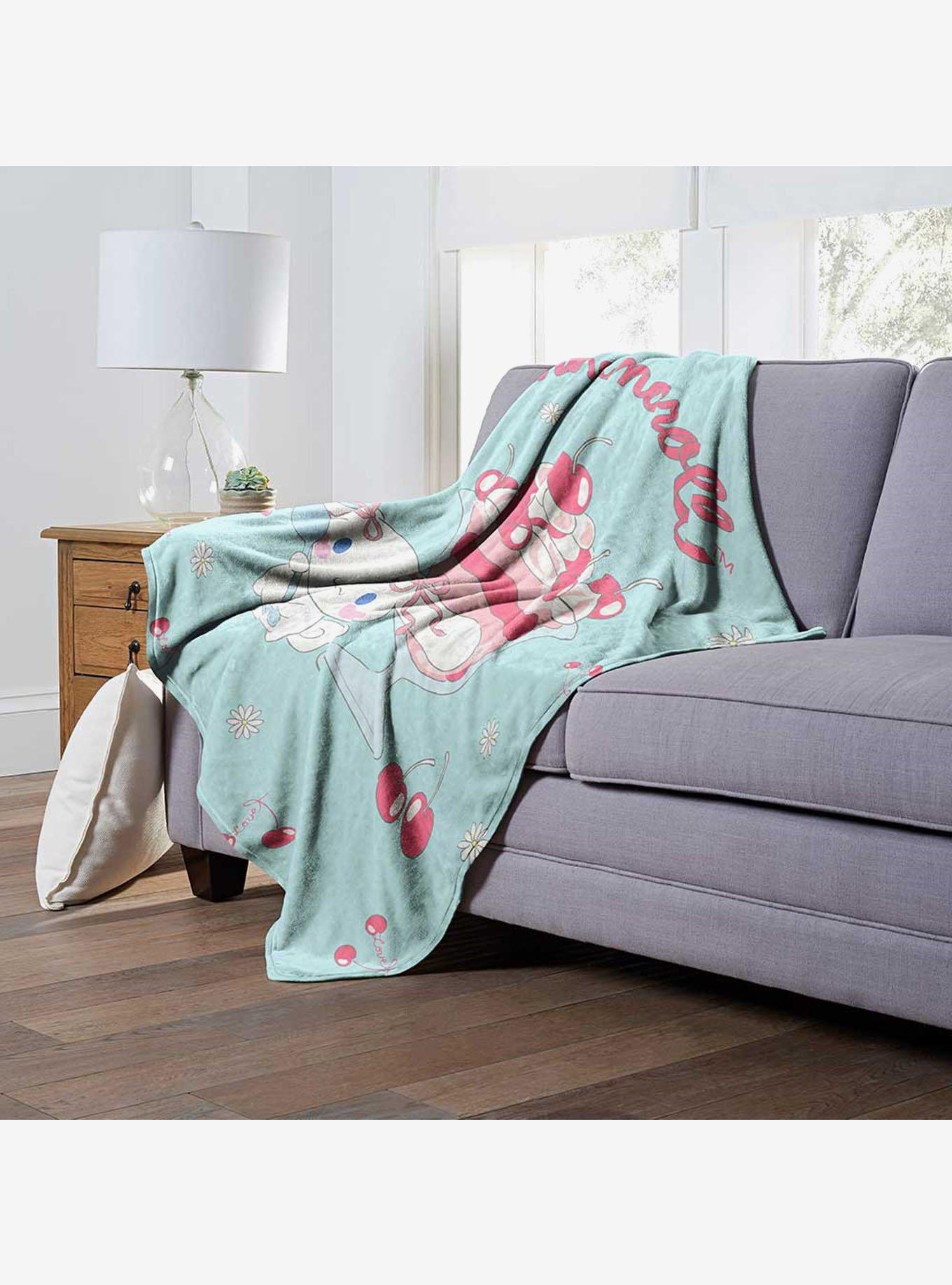 Cinnamoroll Cherry On Top Silk Touch Throw Blanket, , alternate