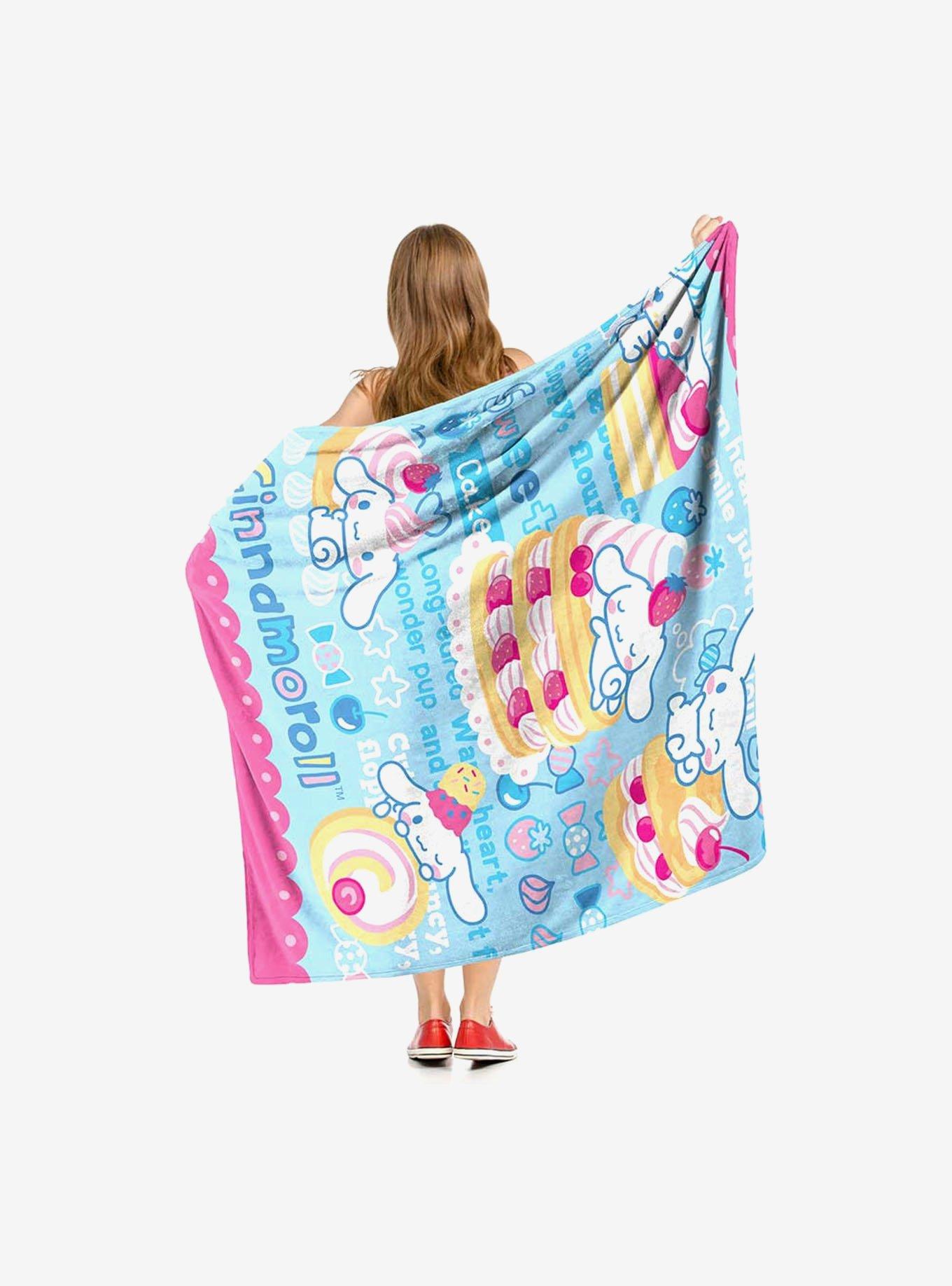 Cinnamoroll Cute And Bouncy Silk Touch Throw Blanket, , hi-res