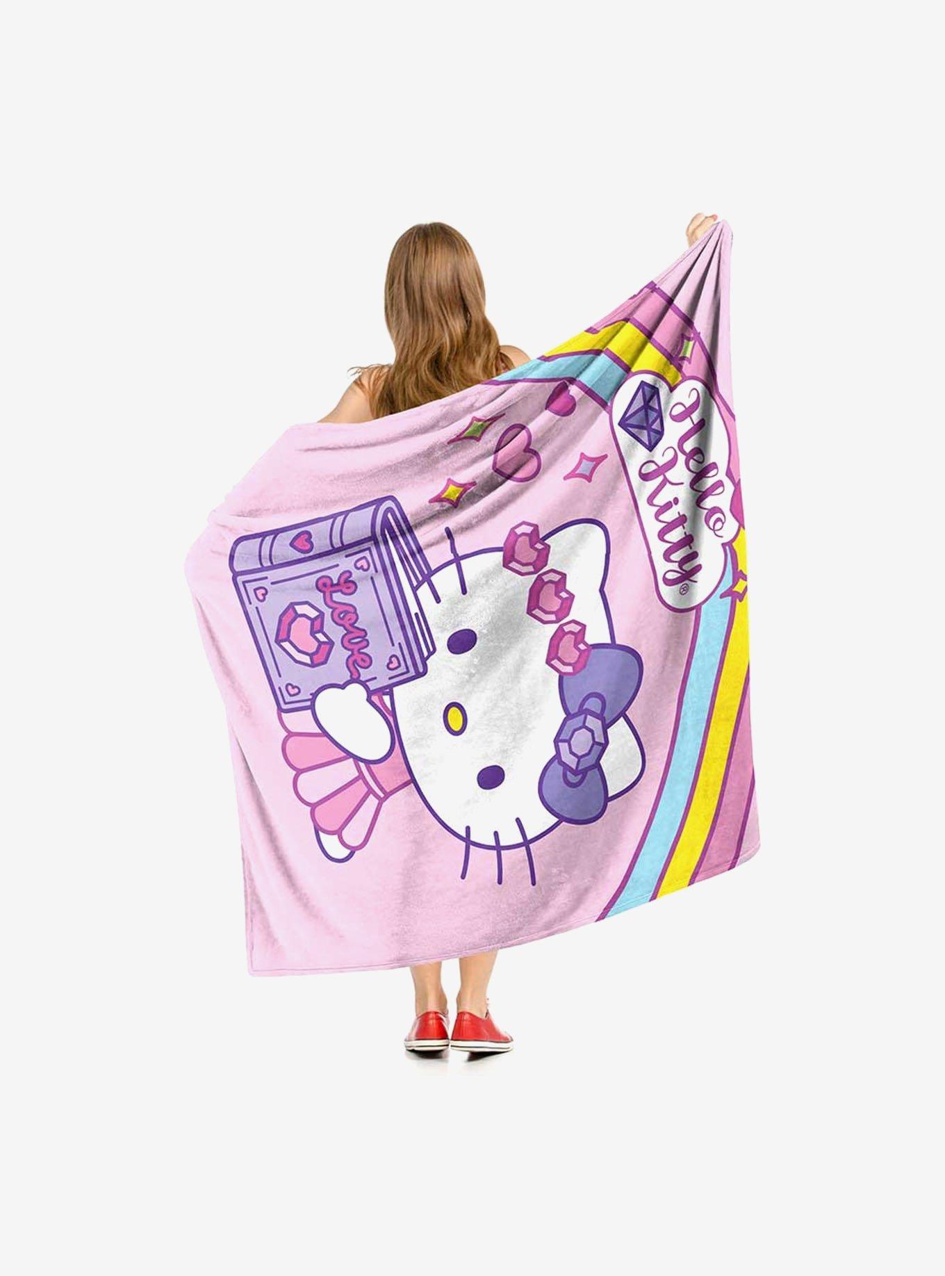 Hello Kitty Fairytale Romance Silk Touch Throw Blanket, , hi-res