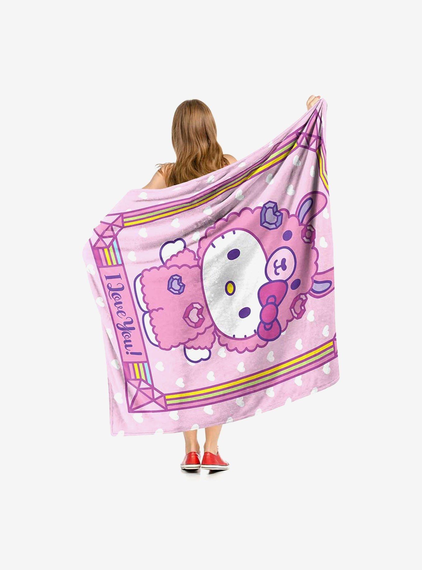 Hello Kitty I Love You Silk Touch Throw Blanket, , hi-res