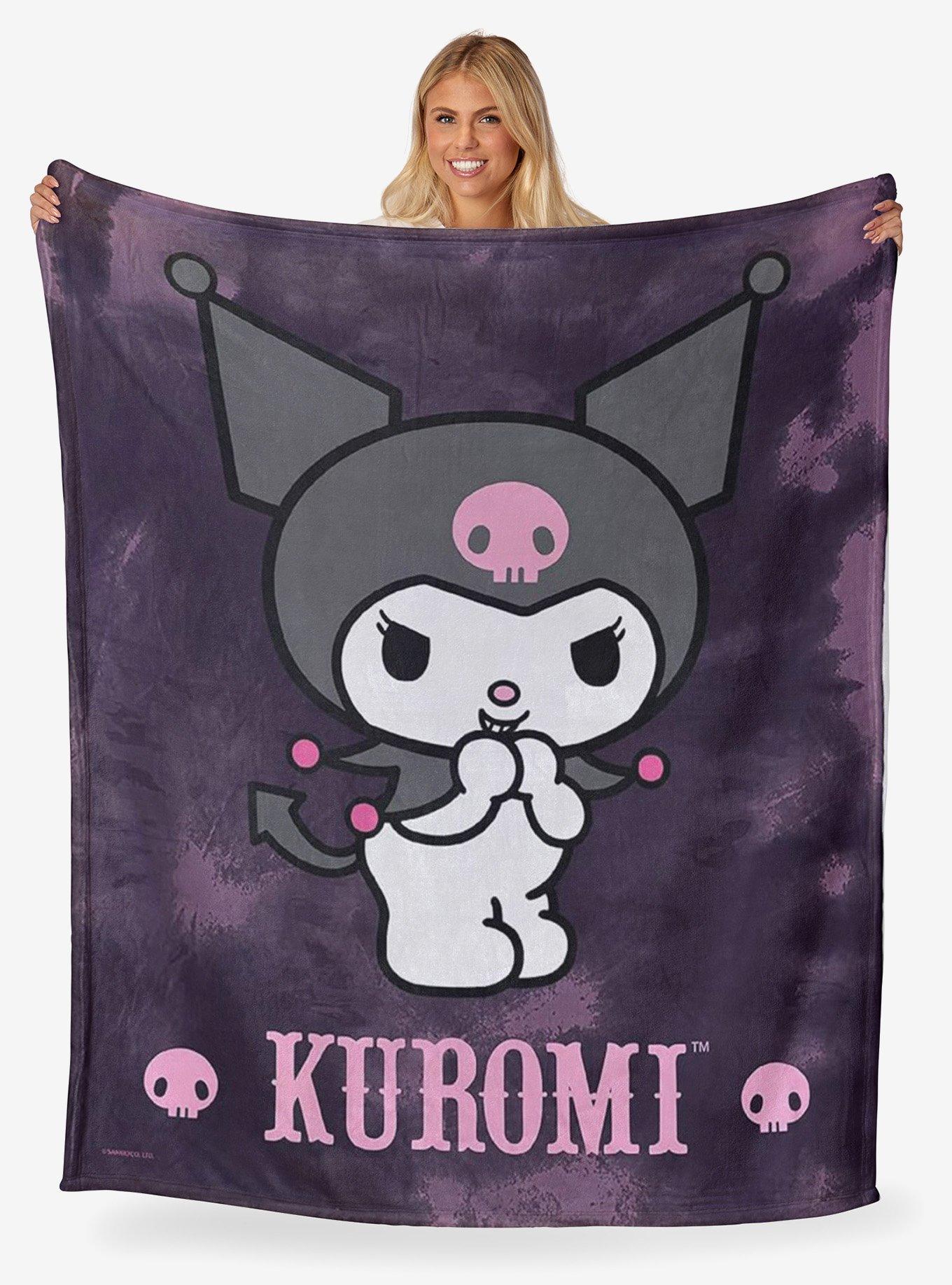 Kuromi Bad Kuromi Silk Touch Throw Blanket, , hi-res