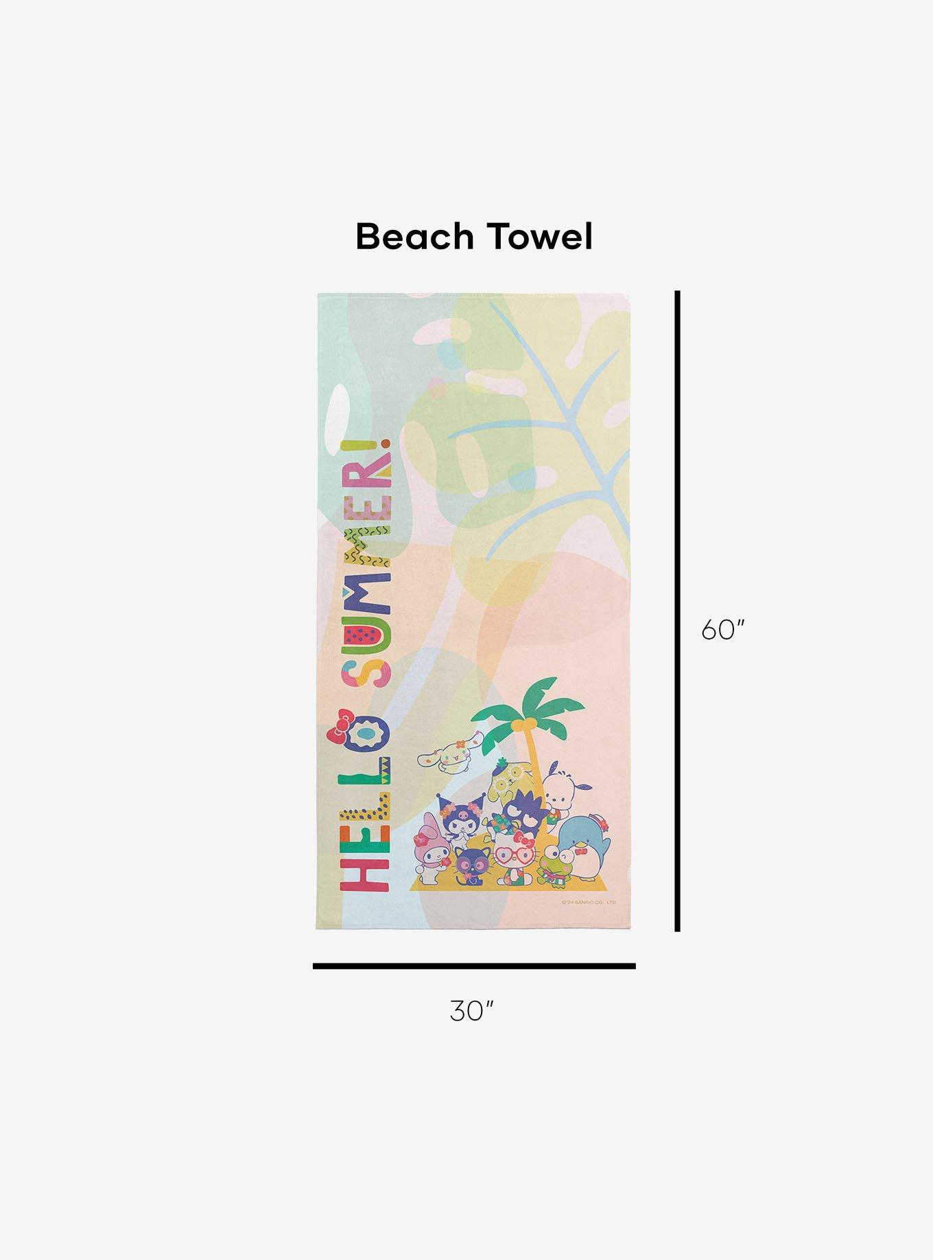 Sanrio Hello Kitty & Friends Hello Summer Beach Towel, , alternate