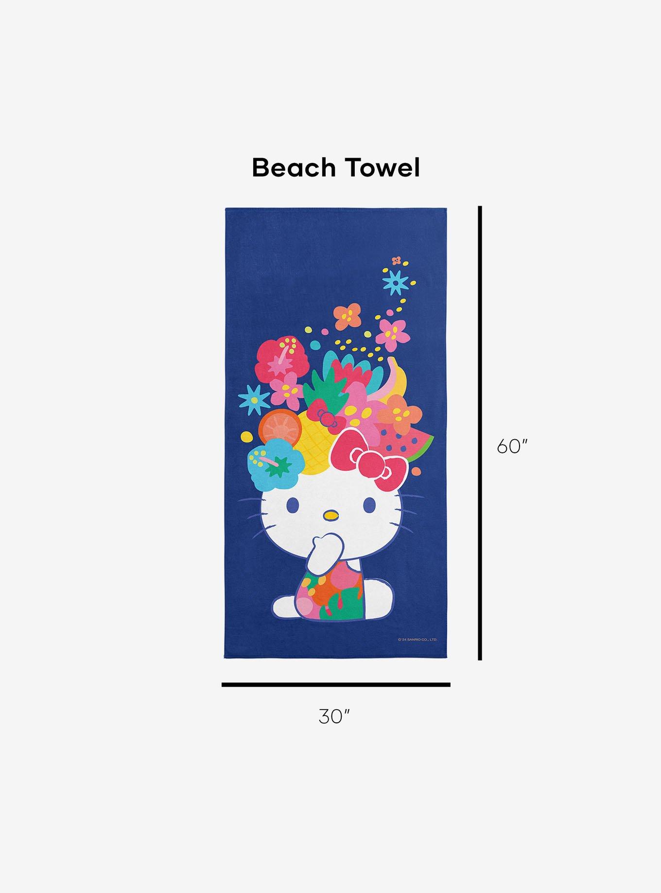 Hello Kitty Fruit Cat Beach Towel, , alternate