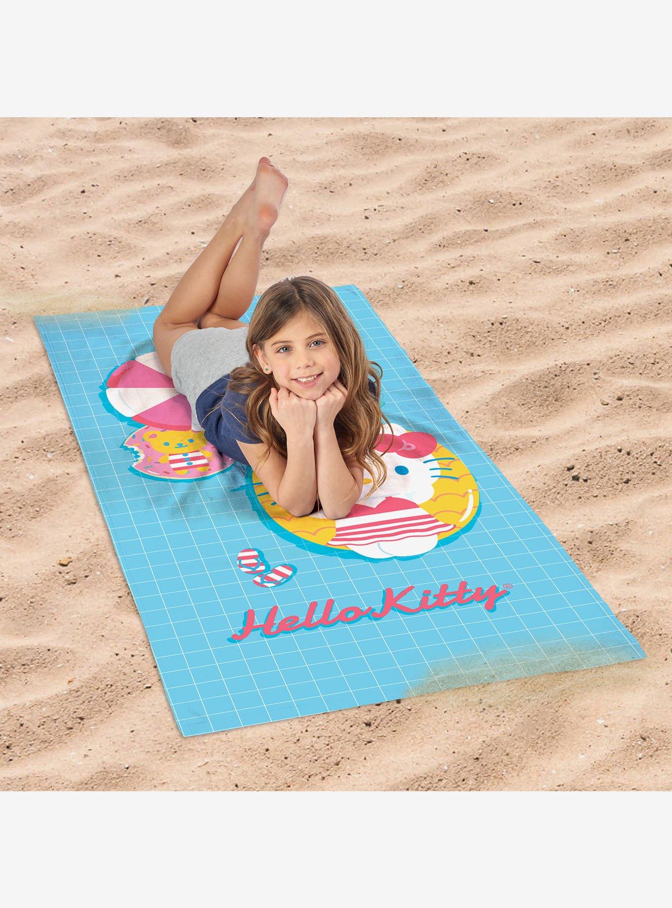 Hello Kitty Pool Party Beach Towel, , hi-res