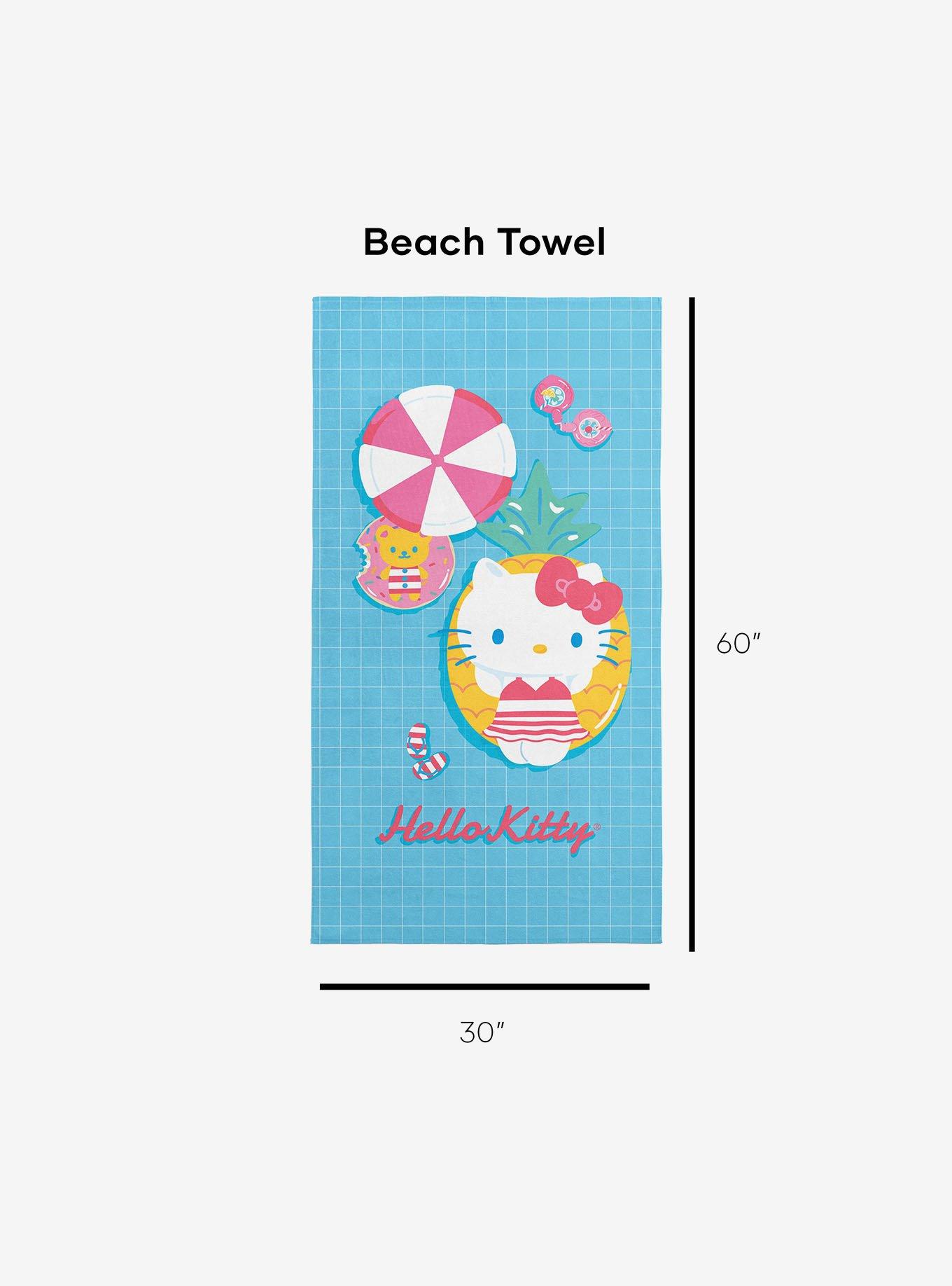 Hello Kitty Pool Party Beach Towel, , alternate