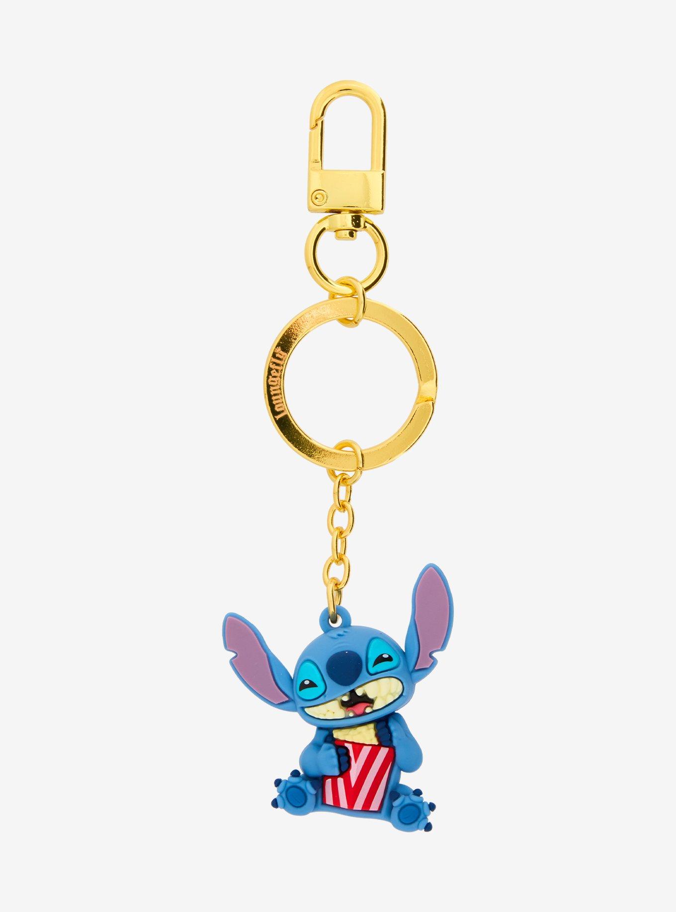 Loungefly Disney Lilo & Stitch Popcorn Bucket 3D Keychain — BoxLunch Exclusive, , hi-res
