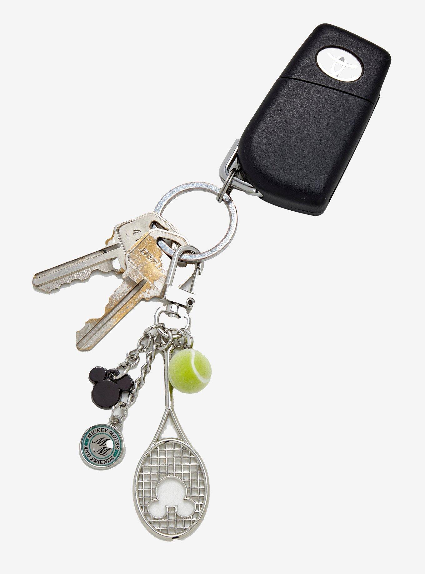Le Club MICKEY　クリスチャン・ボルタンスキー Disney Mickey Mouse Tennis Multi-Charm Keychain - BoxLunch