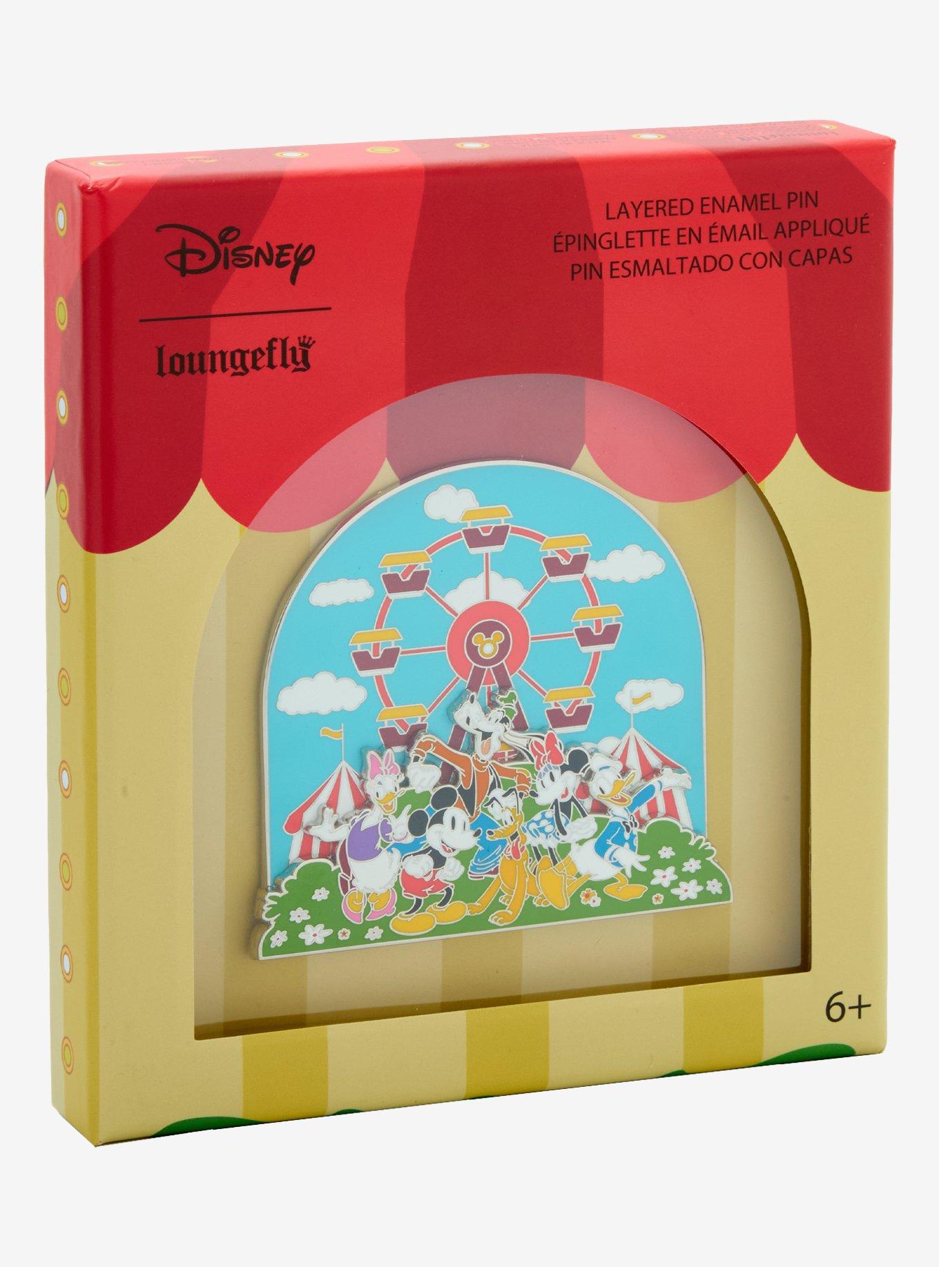 Loungefly Disney Mickey & Friends Fair Layered Limited Edition Enamel Pin - BoxLunch Exclusive, , hi-res